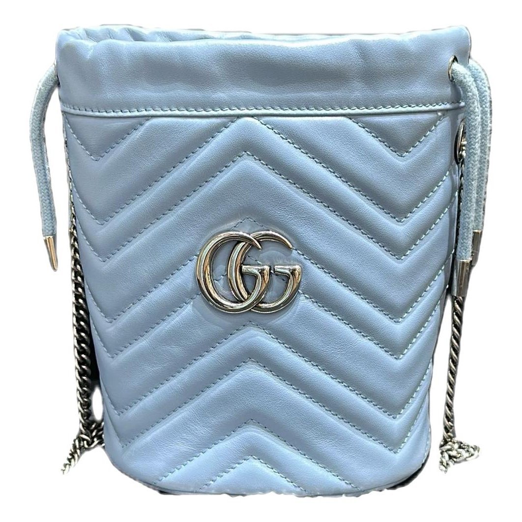 GG Marmont Chain Bucket leather handbag