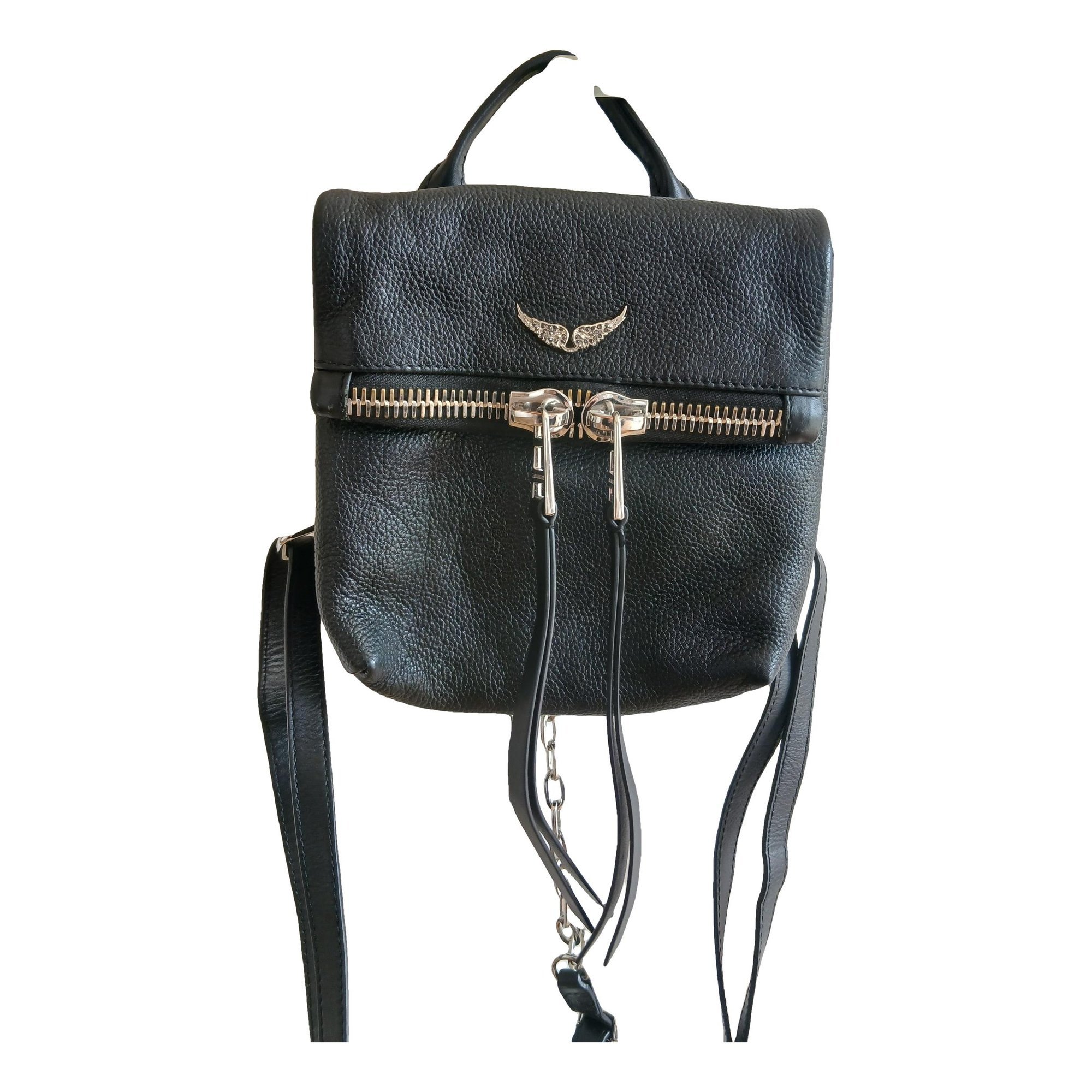 Leather backpack