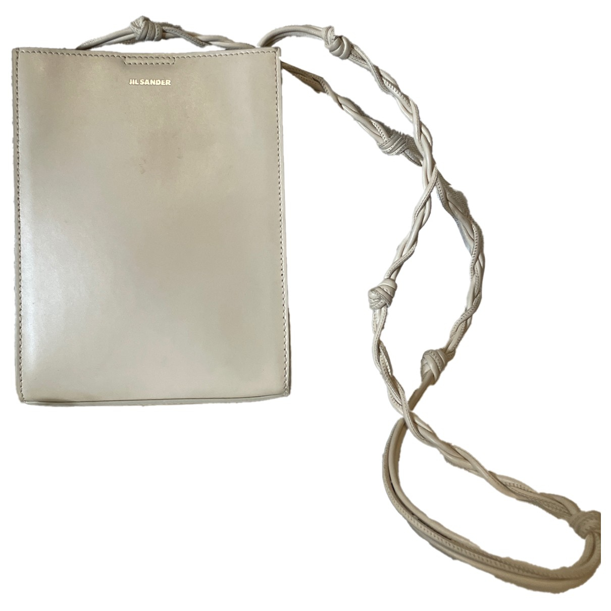 Jil Sander Tangle leather crossbody bag