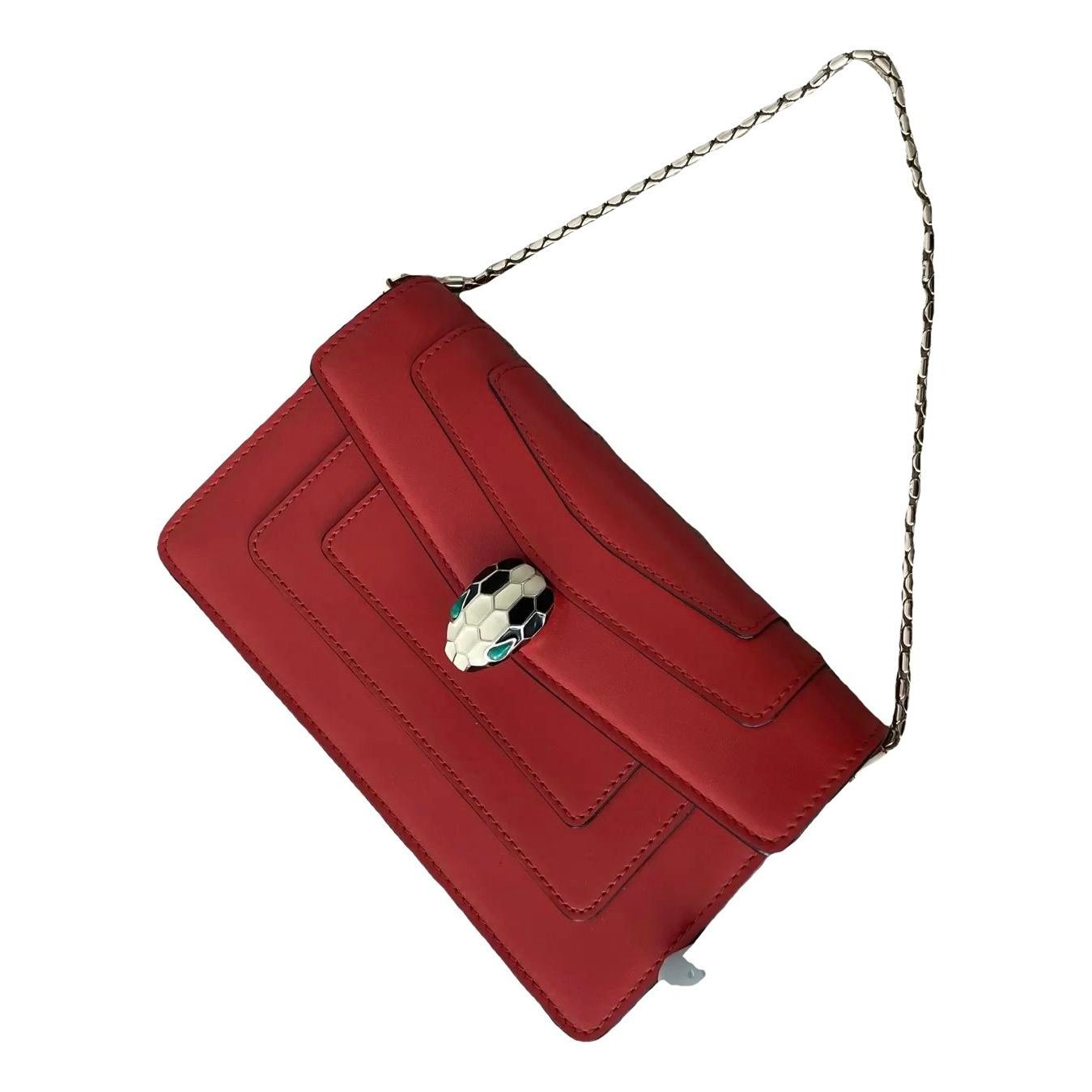 Serpenti leather handbag