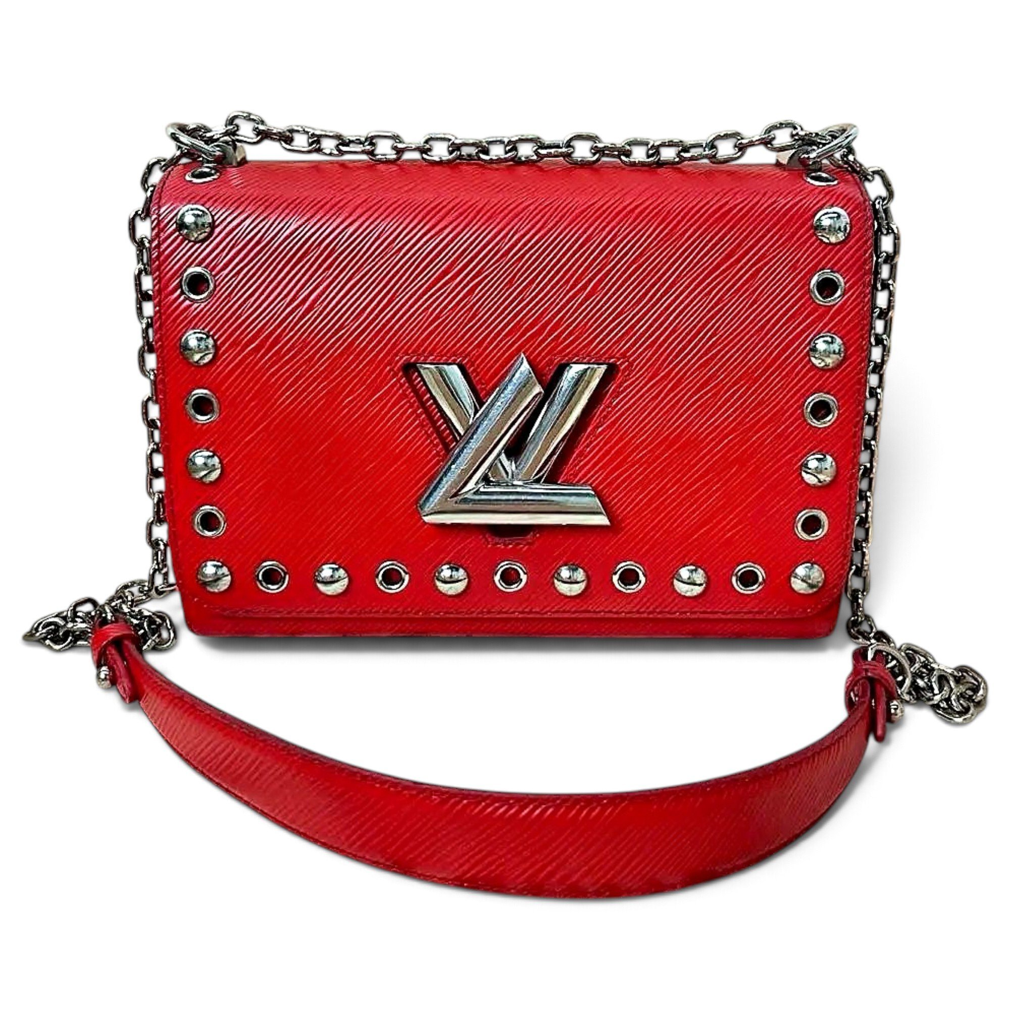Twist leather crossbody bag