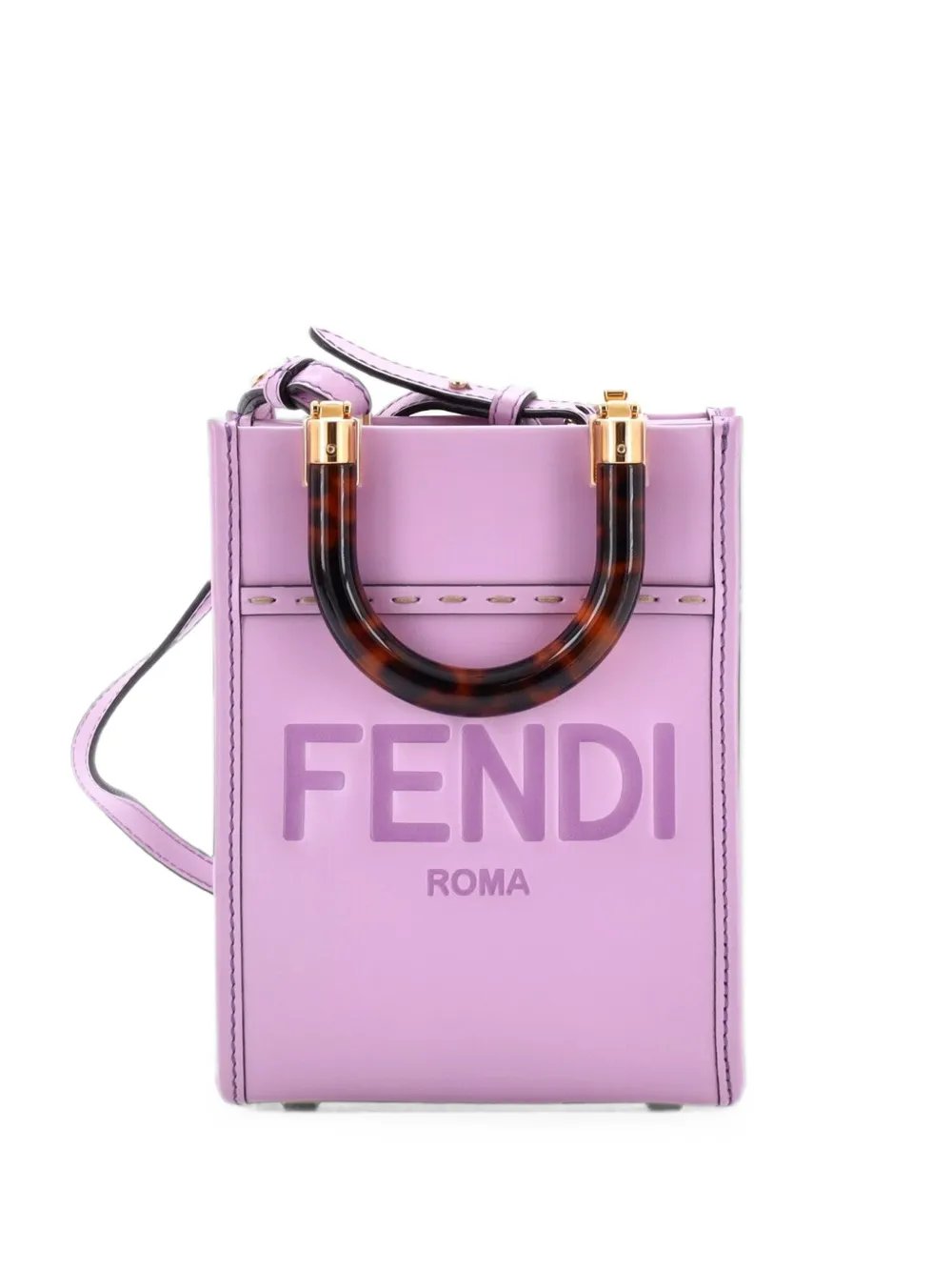 Sunshine Shopper Tote Leather Mini crossbody bag