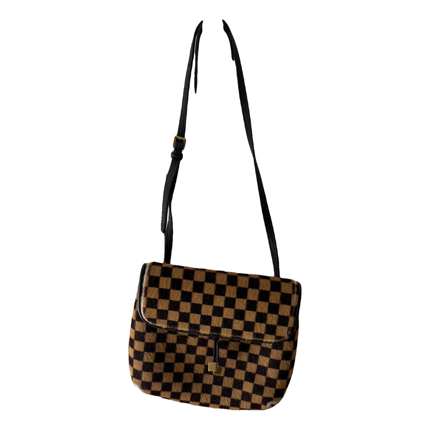 Faux fur handbag