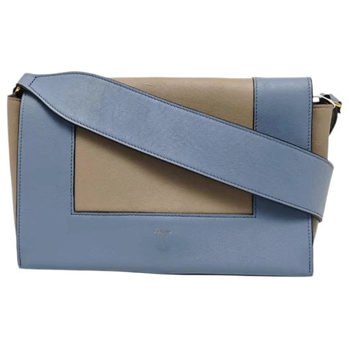 Frame leather crossbody bag