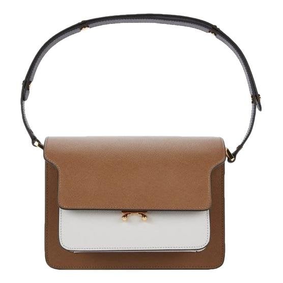 Marni Trunk leather crossbody bag