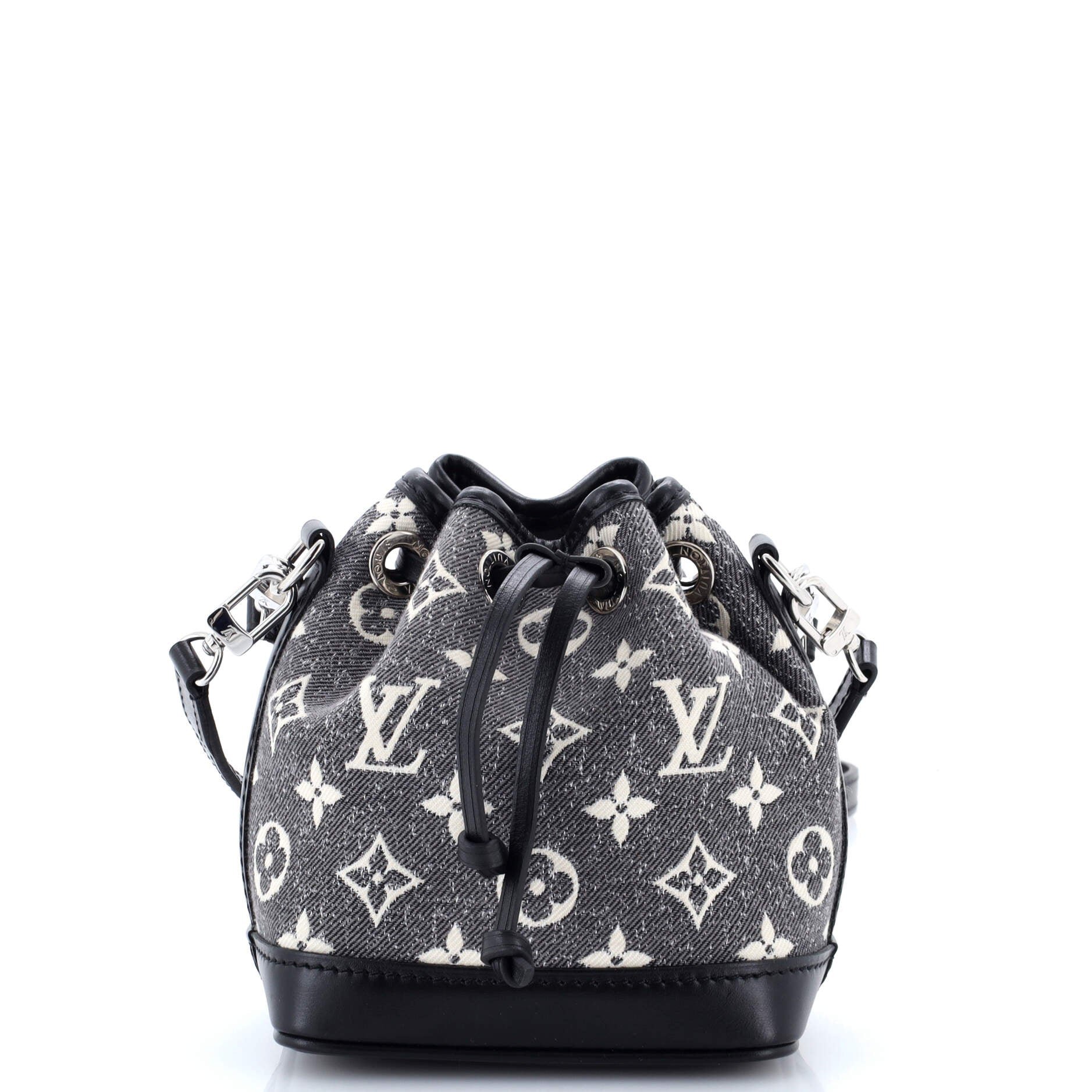 Louis Vuitton Noe NM Handbag Monogram Jacquard Denim Nano
