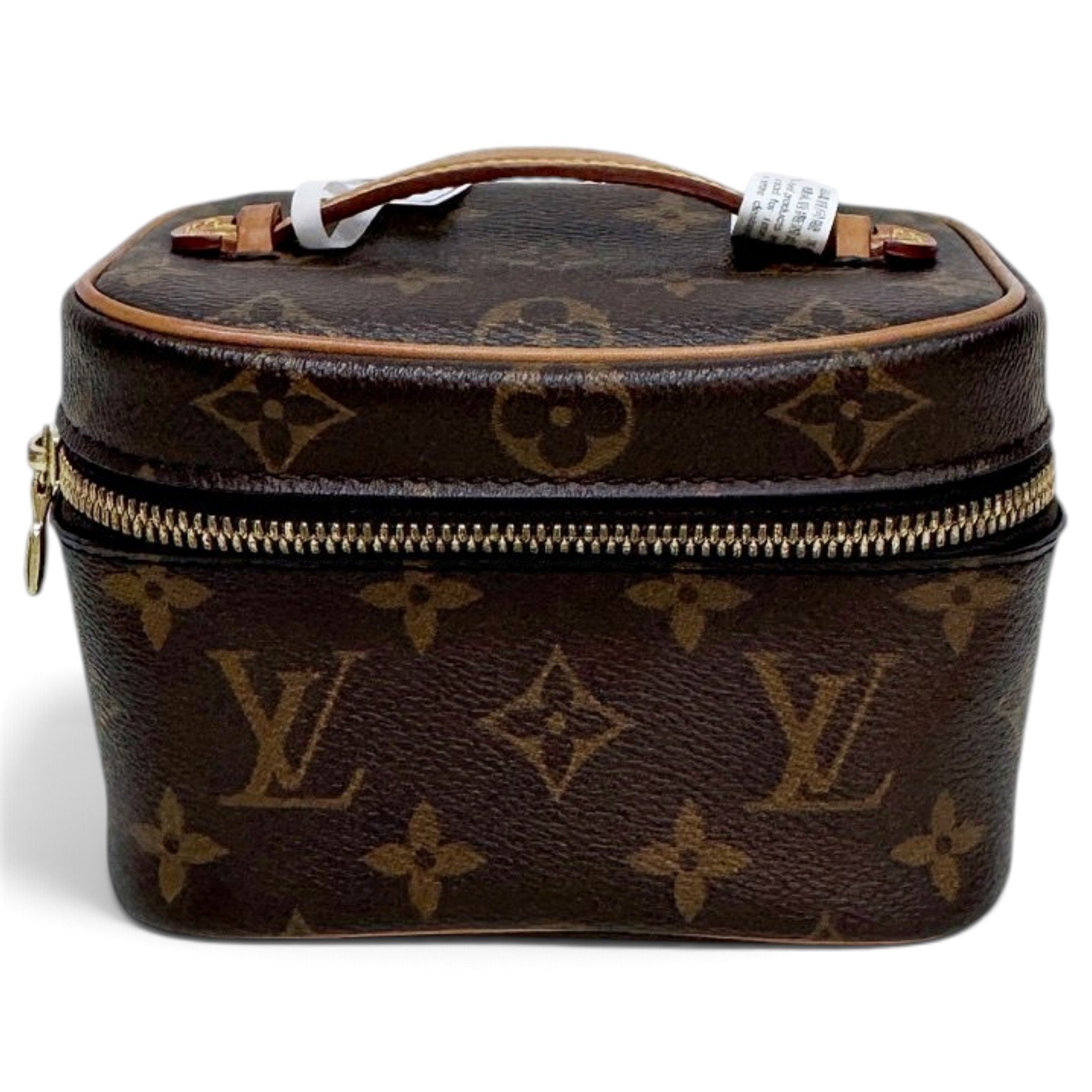 Vanity leather handbag