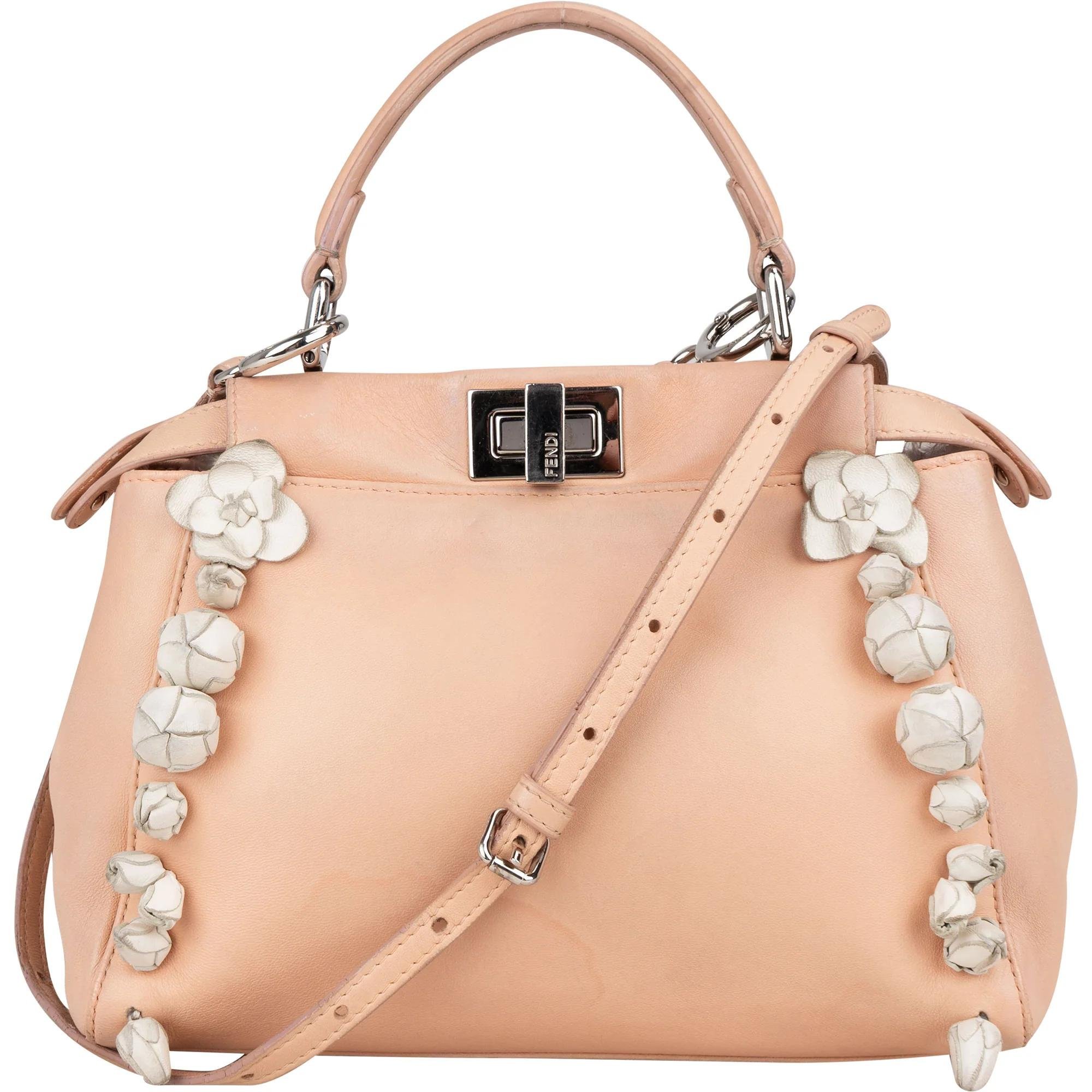 Peekaboo leather handbag