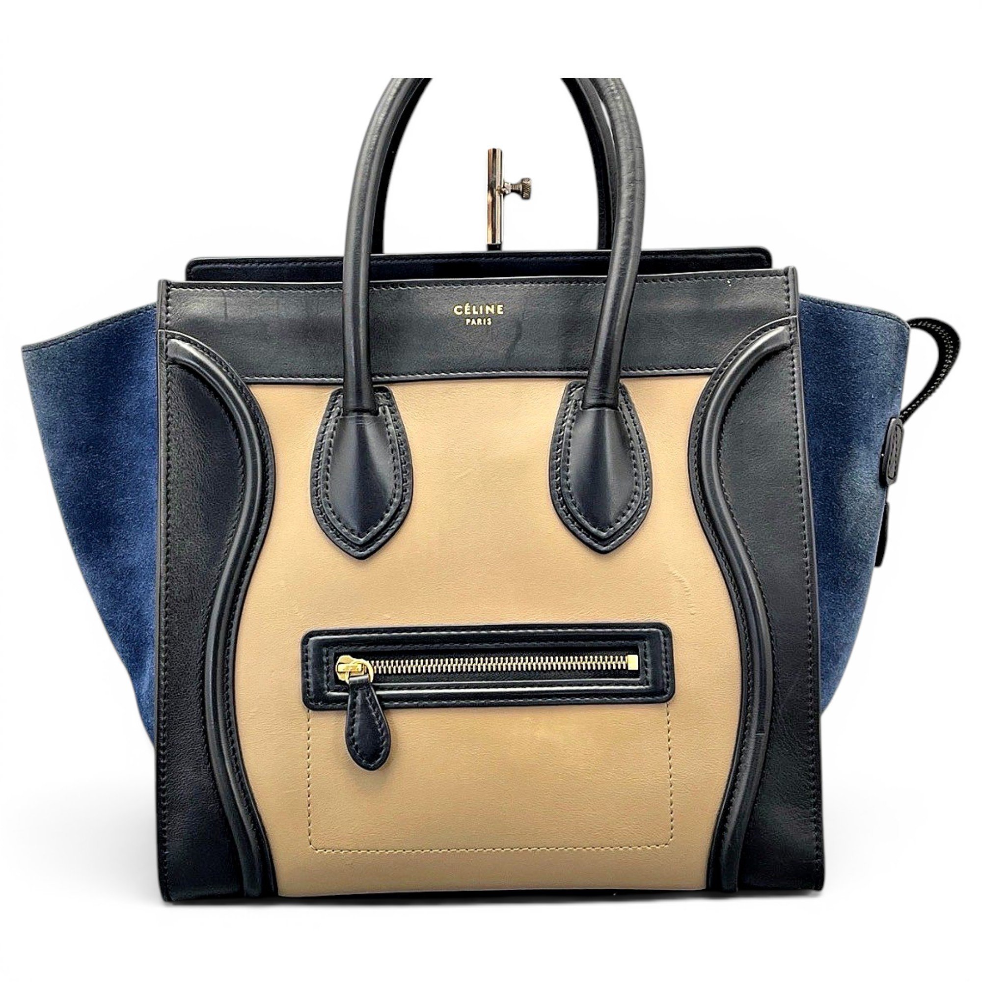 Luggage leather handbag