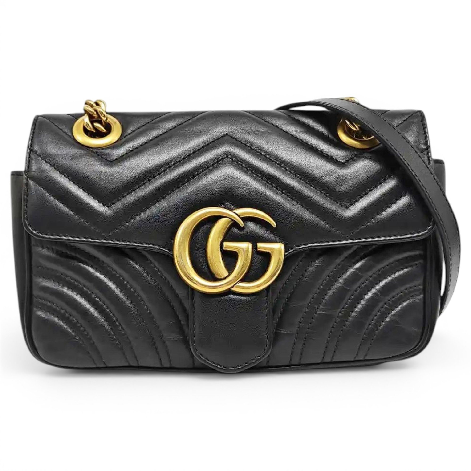 GG Marmont leather crossbody bag