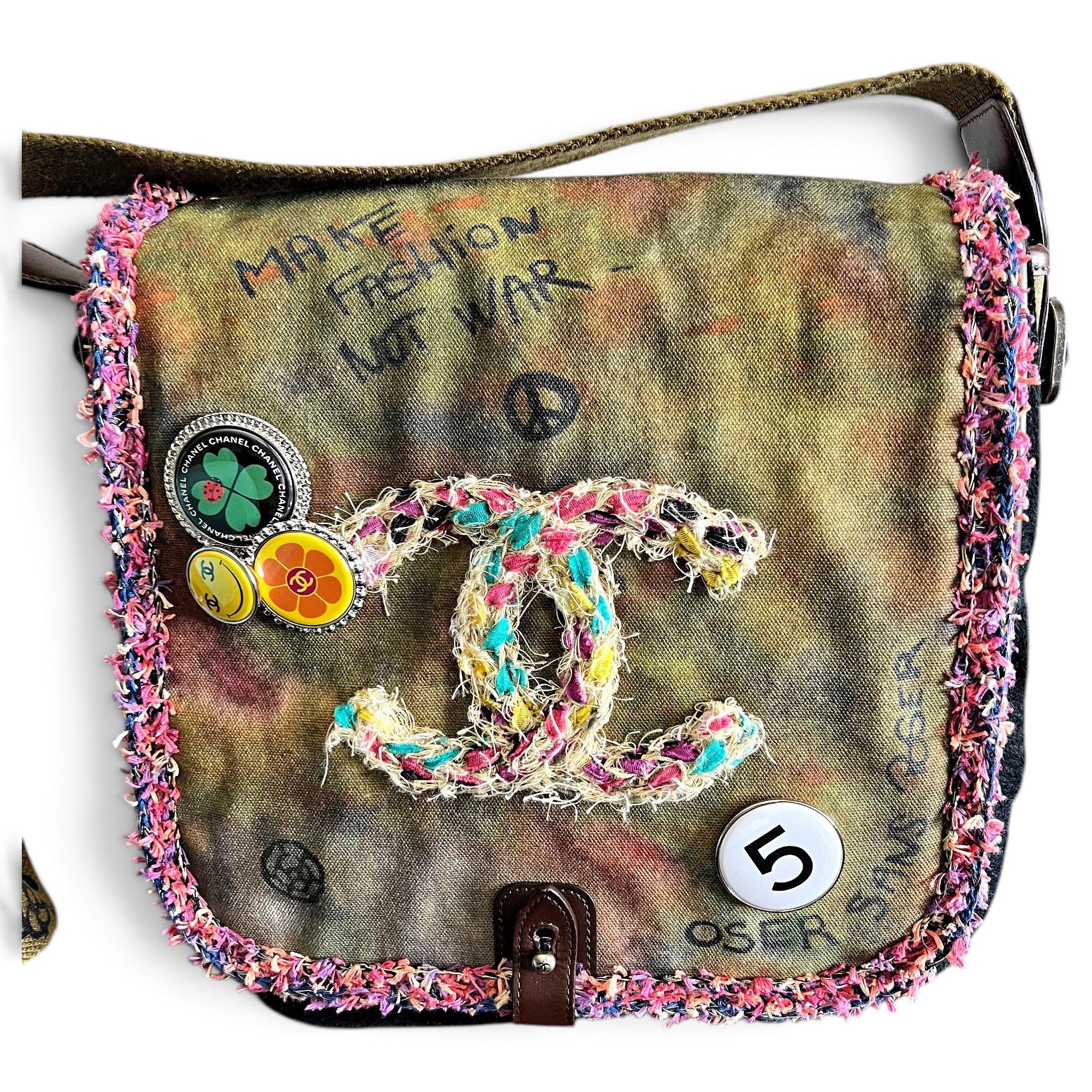 Graffiti cloth handbag