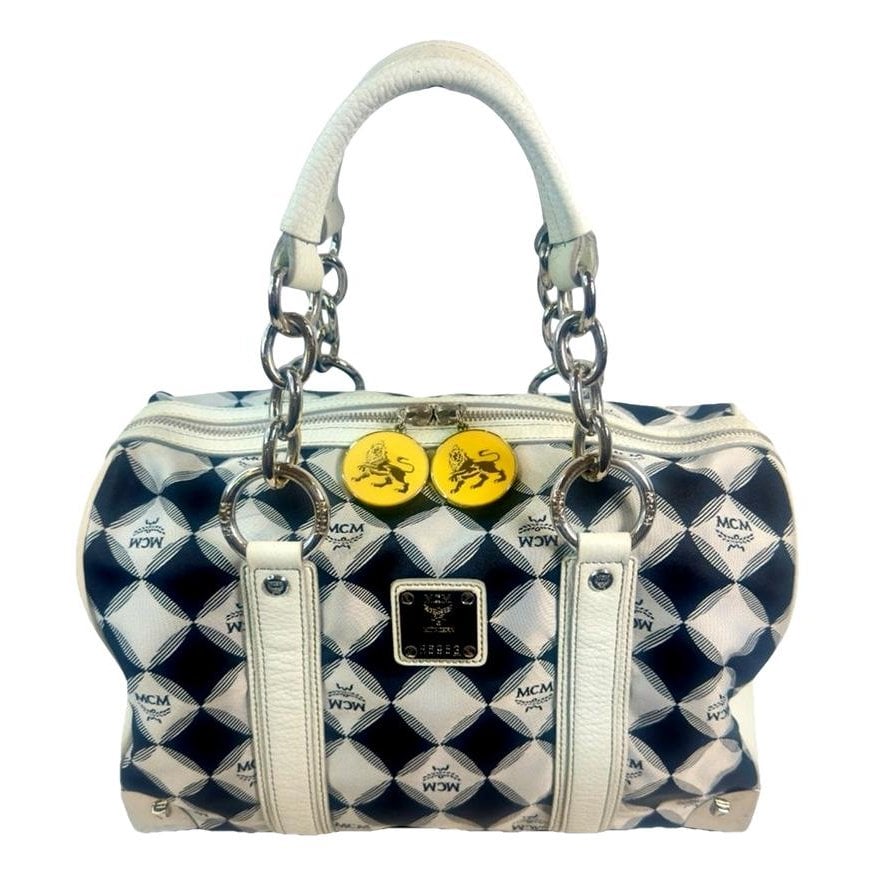 Boston leather satchel