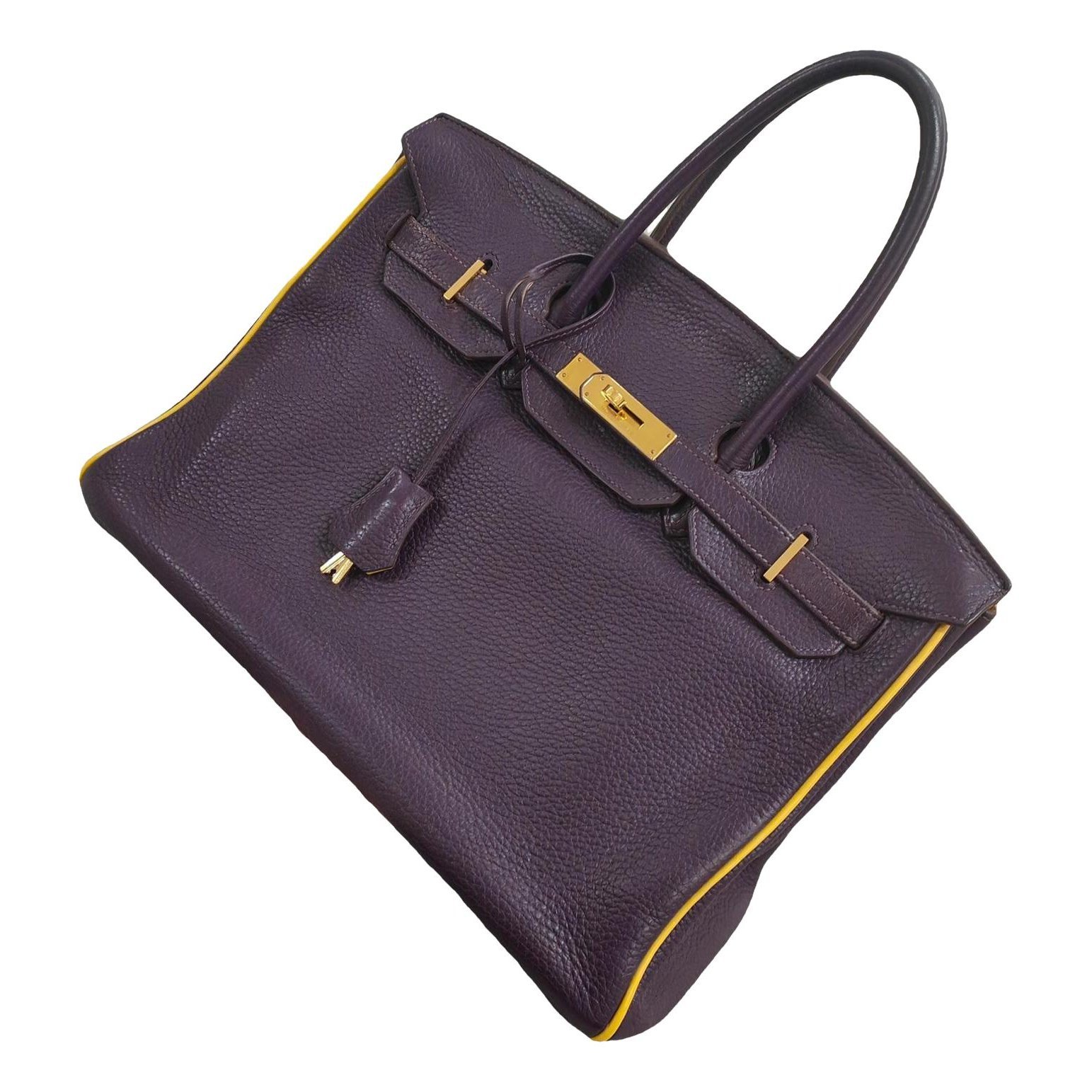 Birkin 35 leather handbag