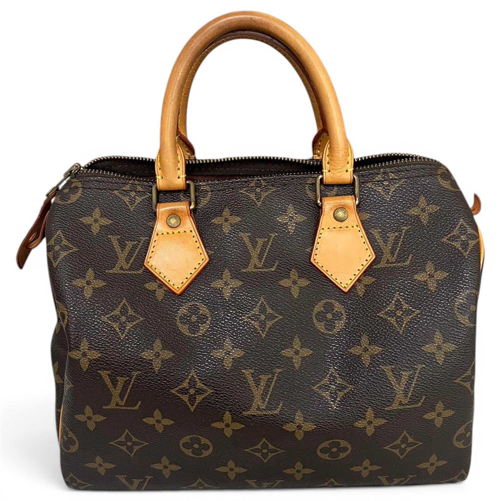 Speedy leather handbag