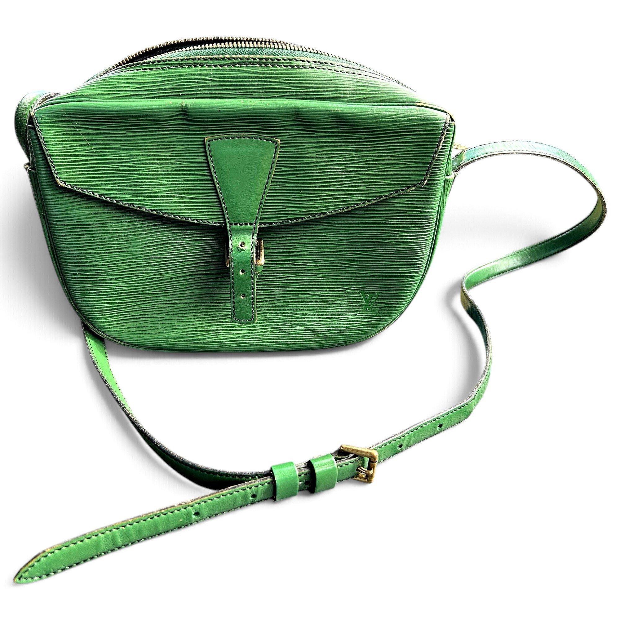 Jeune fille leather crossbody bag