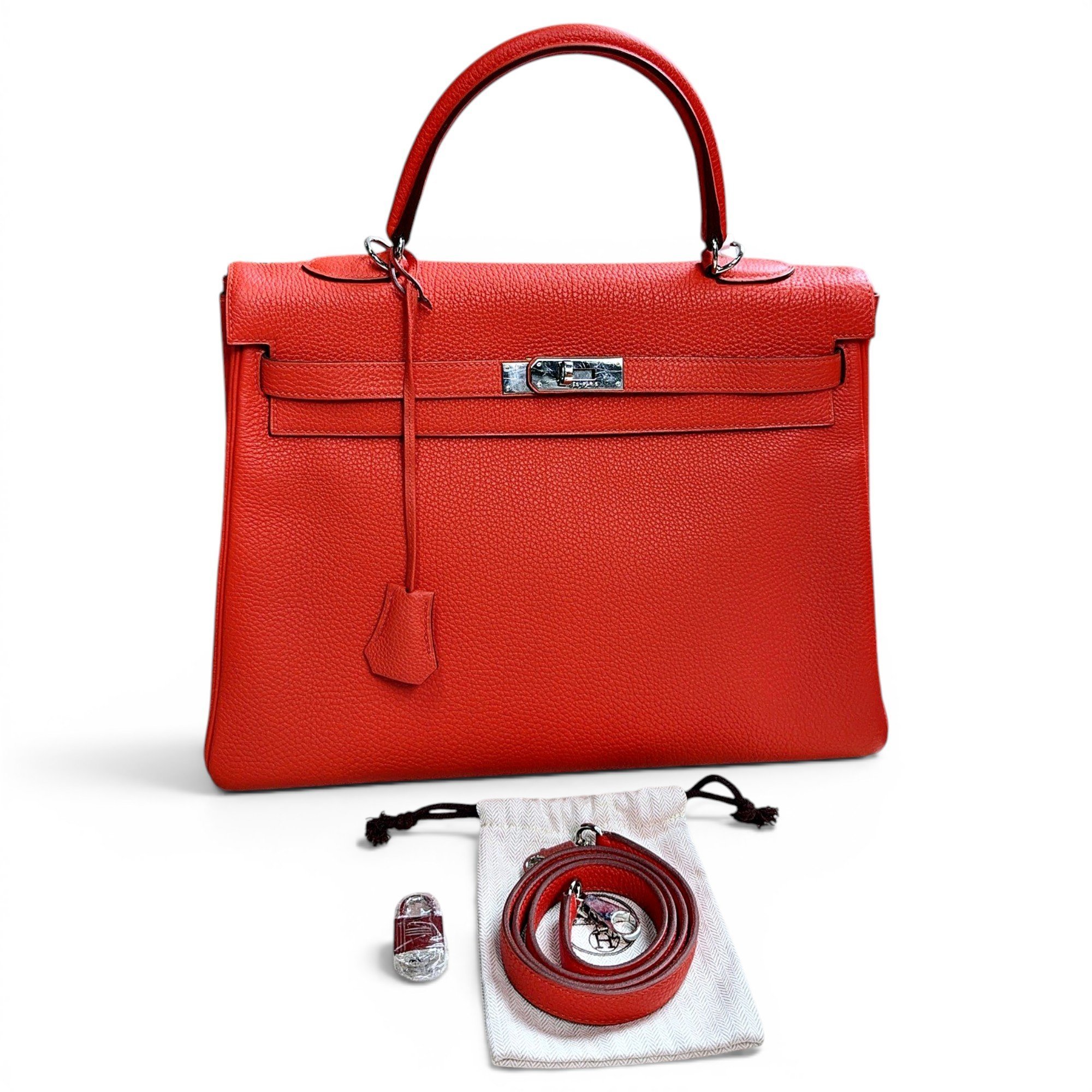 Kelly 35 leather handbag