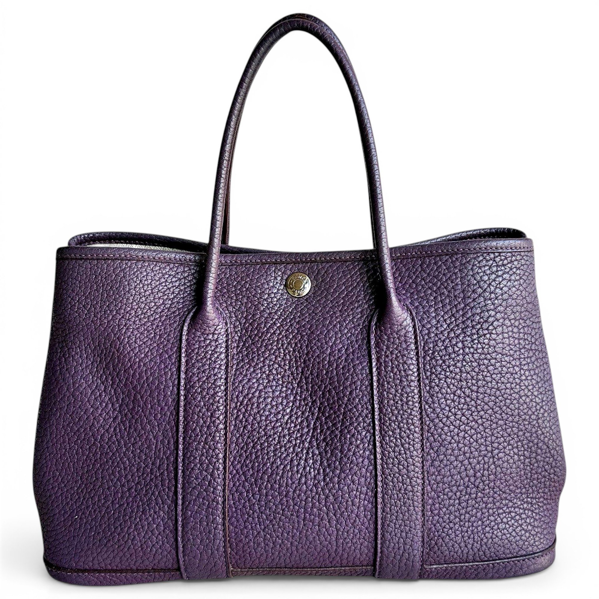 Garden Party leather handbag