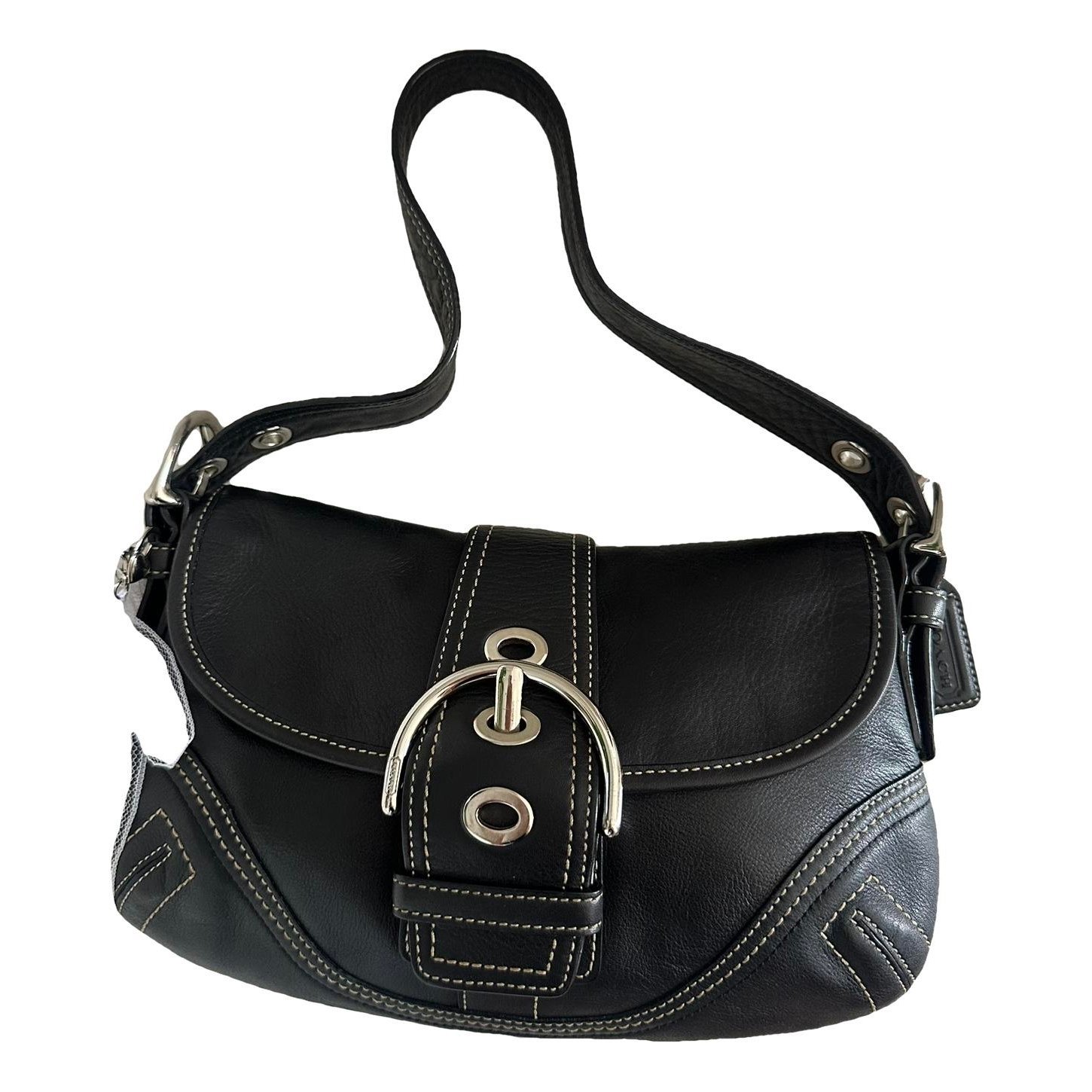 Signature Sufflette leather handbag
