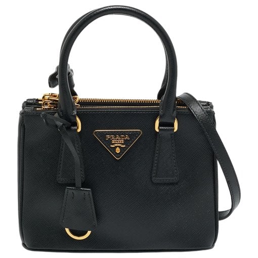 Double leather tote