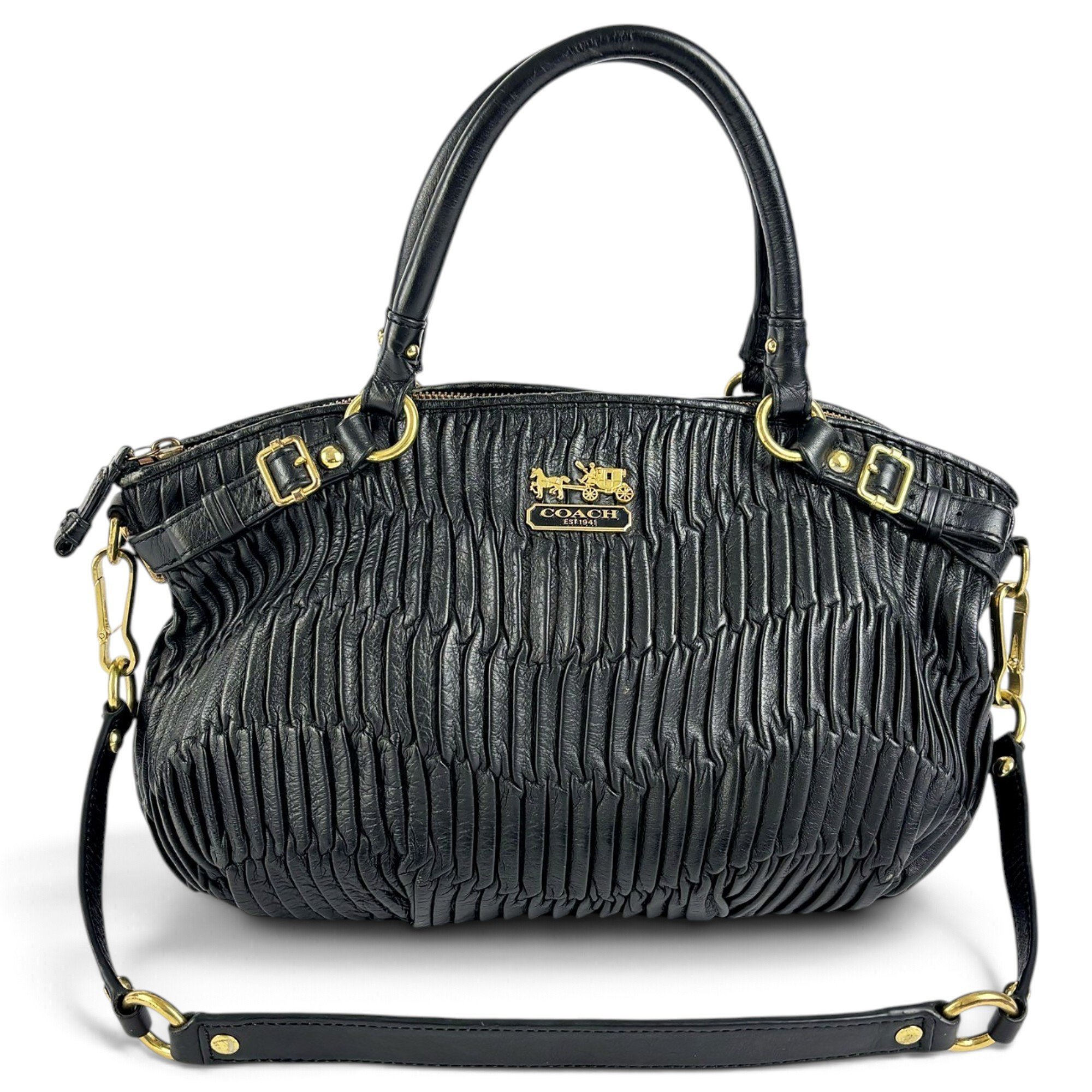 Madison leather handbag