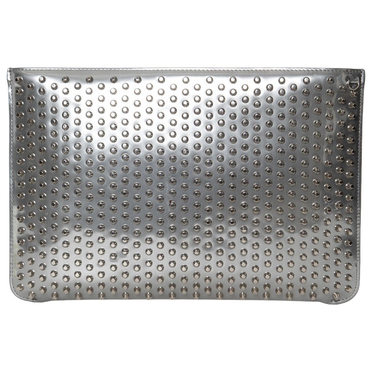 Leather clutch bag