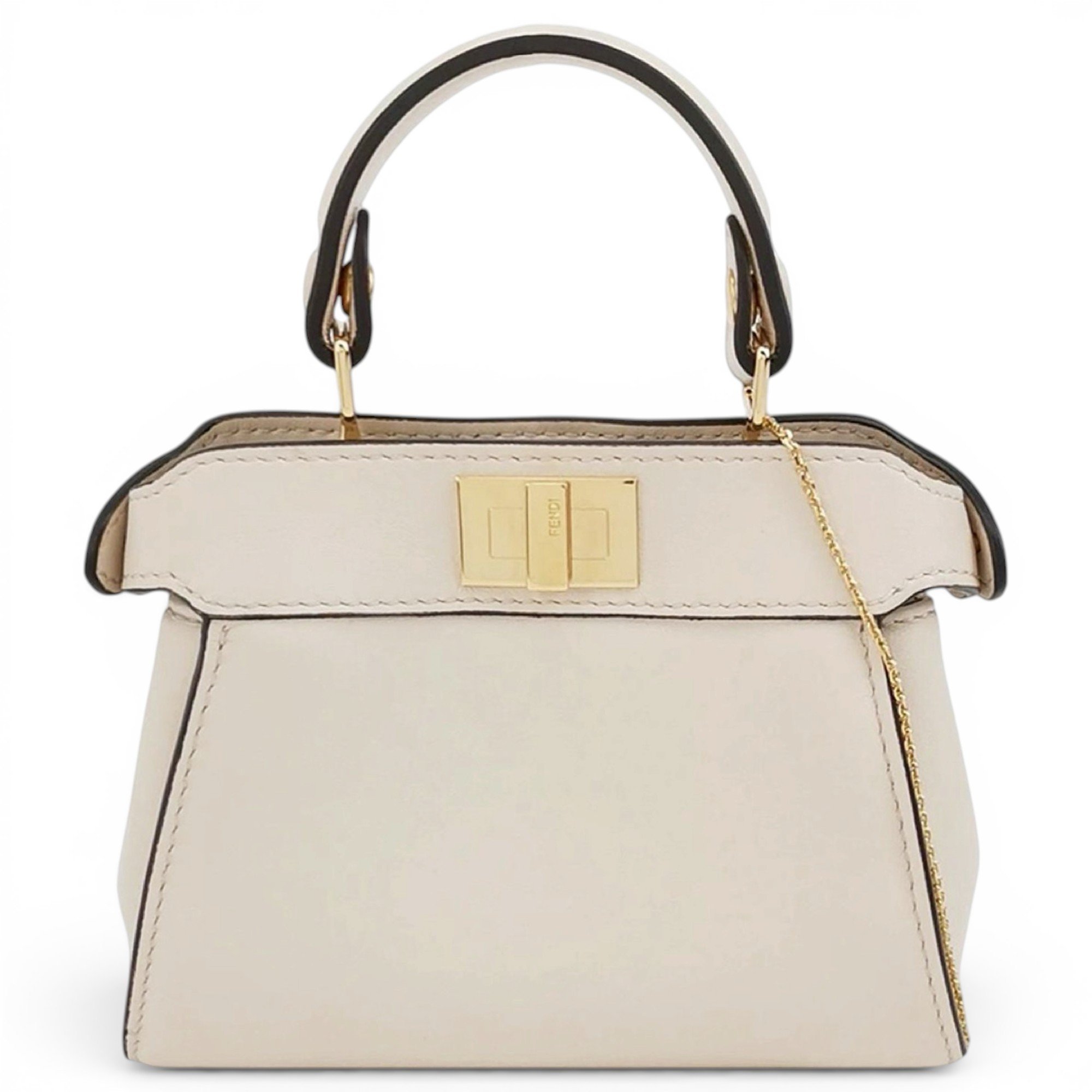 Peekaboo leather handbag