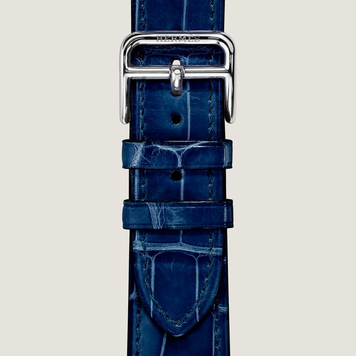 Bleu Saphir Heure H Medium Model 30 MM Single Tour Watch Strap