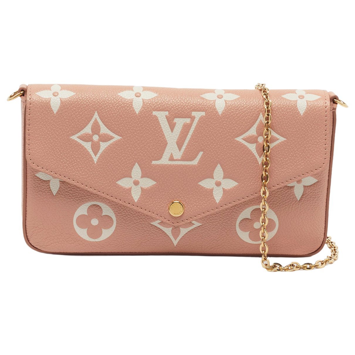 Leather clutch bag