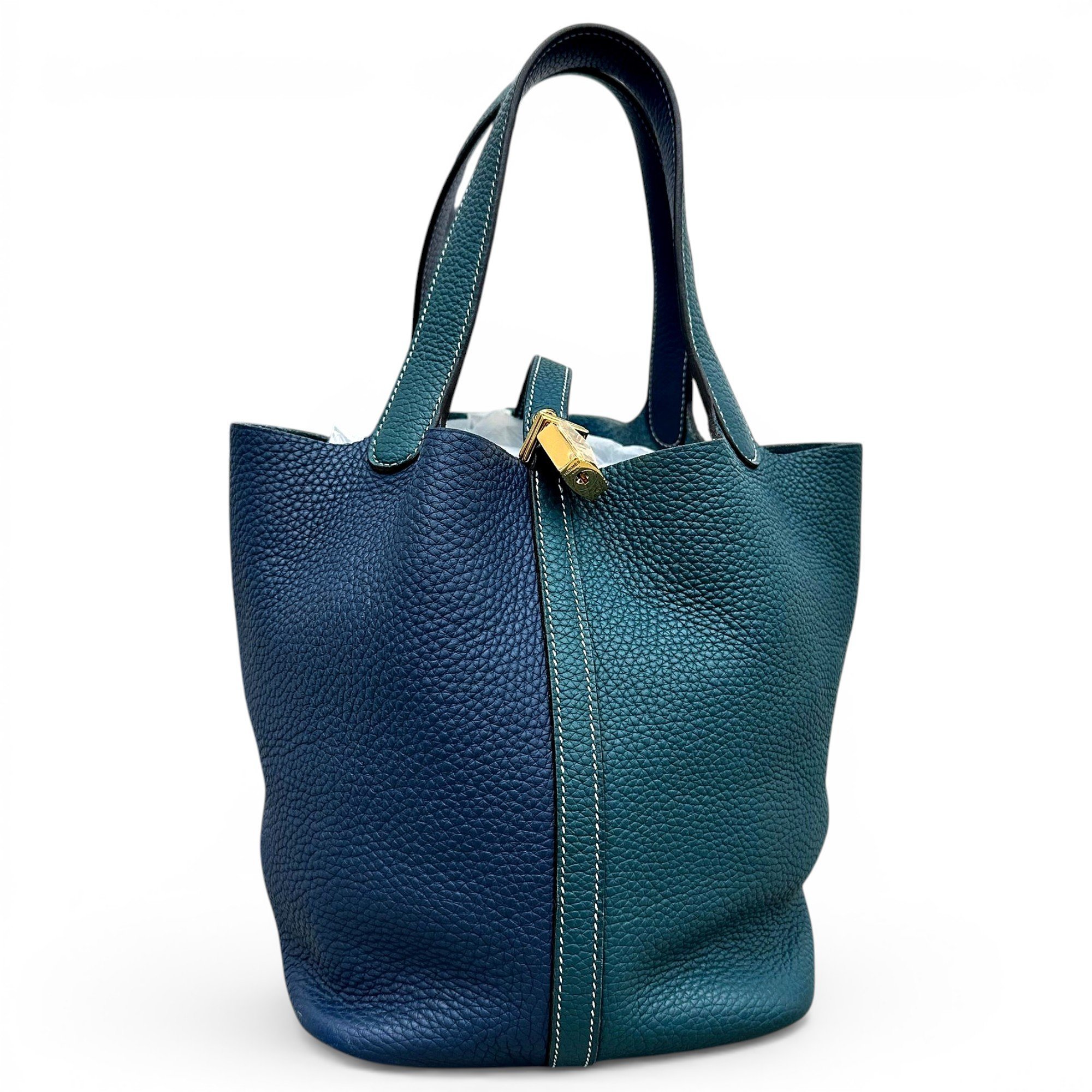 Picotin leather handbag