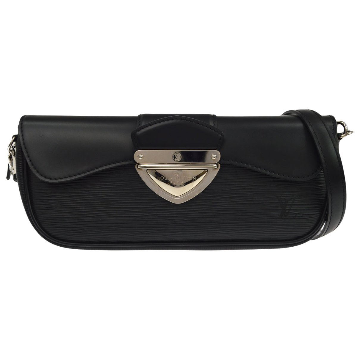 Leather clutch bag