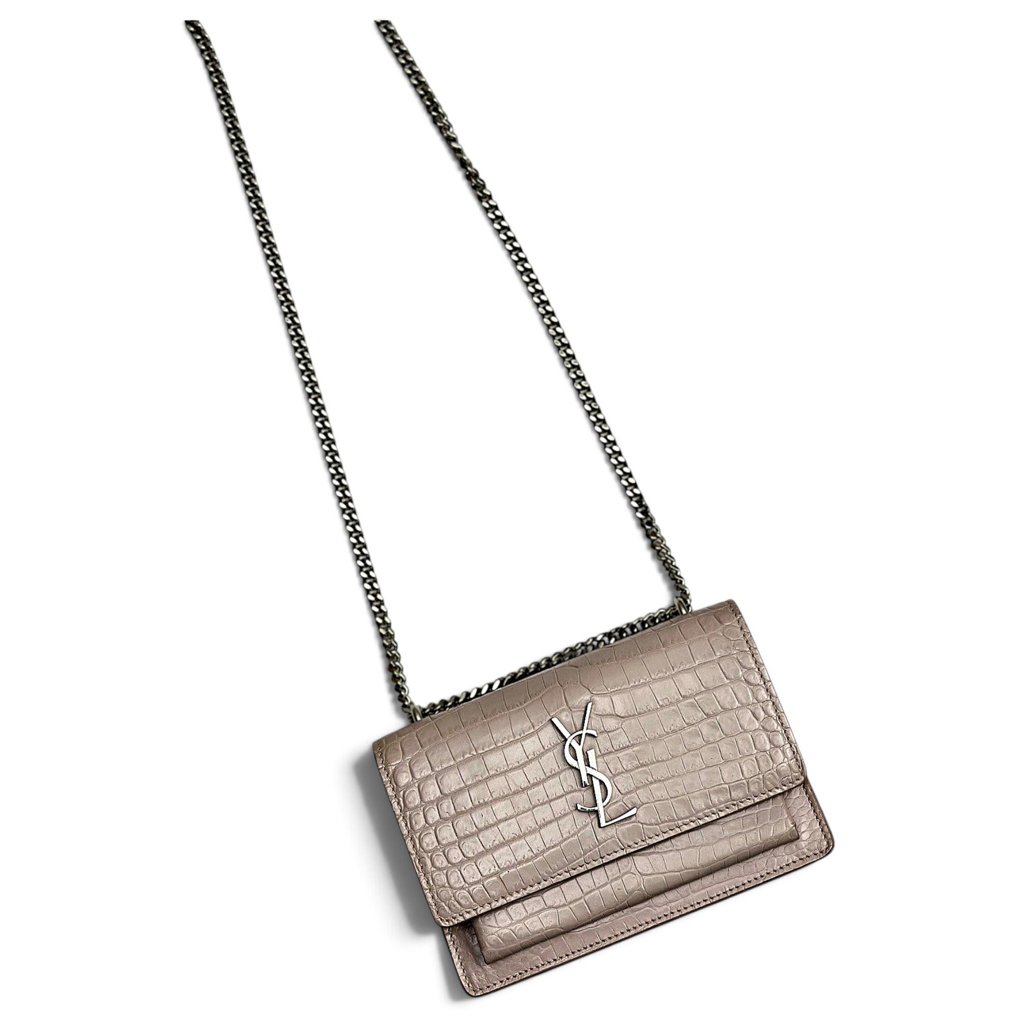 Sunset leather crossbody bag