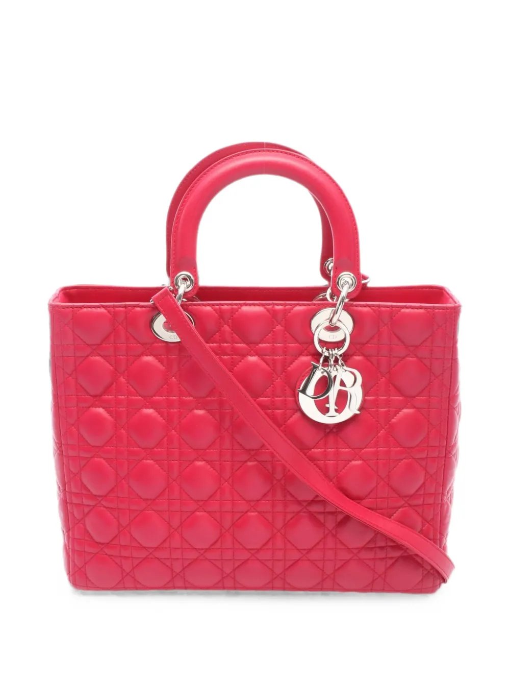 2010s large Lady Dior tote bag