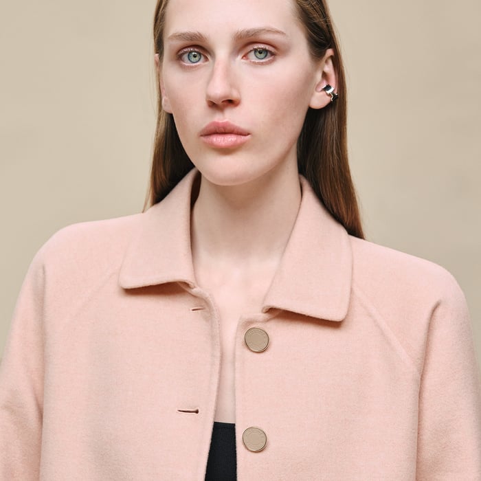 Rose Palomino Cashmere Jacket