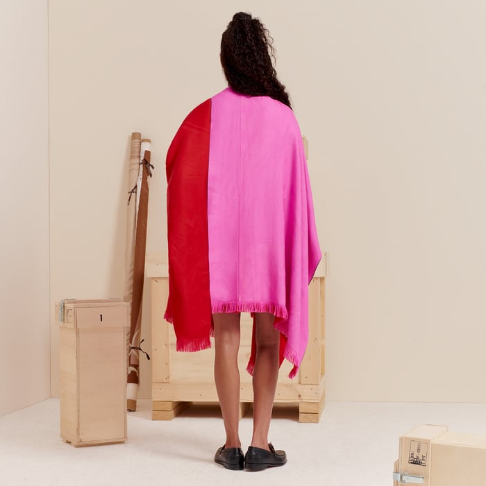 Warm Colors New Libris Reversible Cape