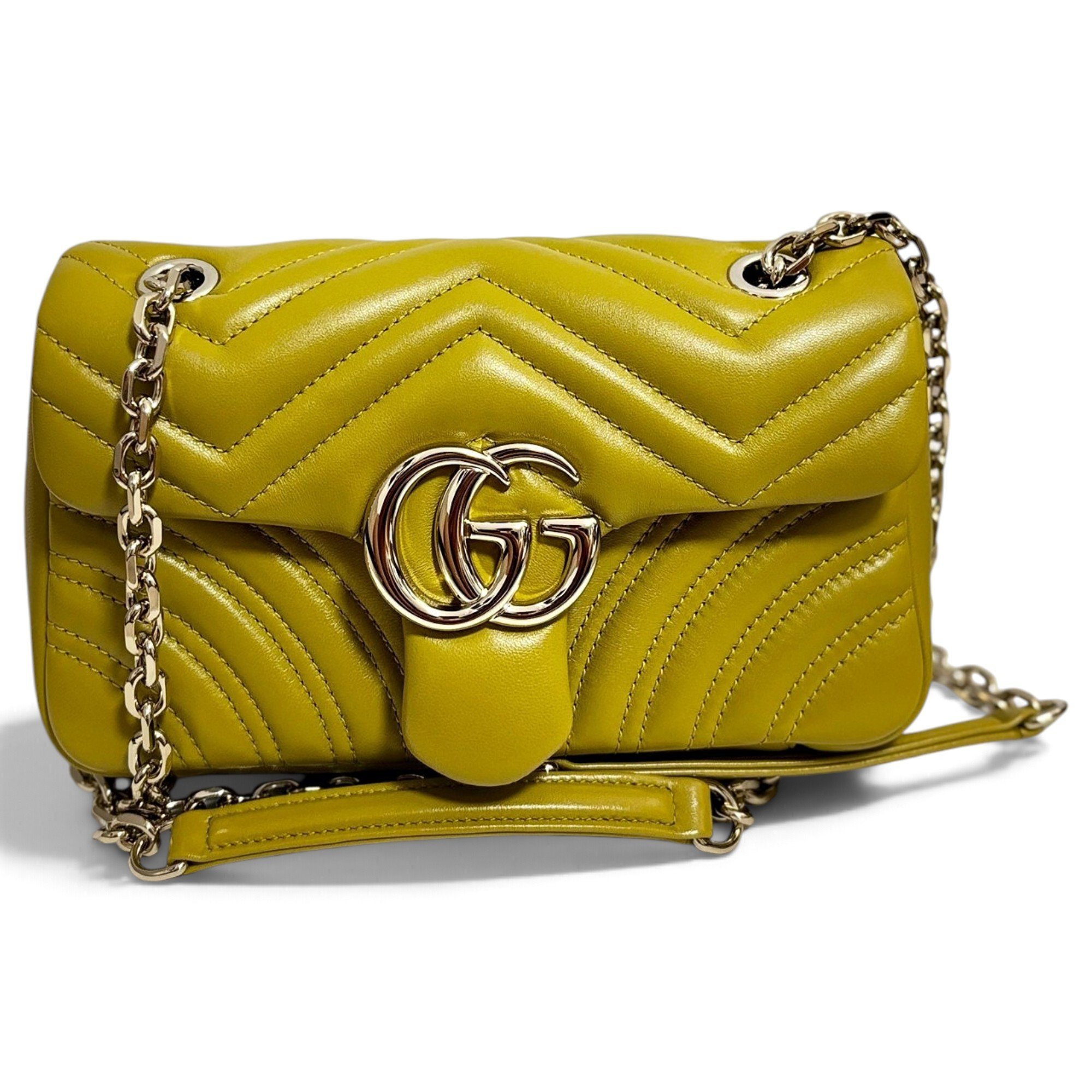 GG Marmont Chain Flap leather handbag
