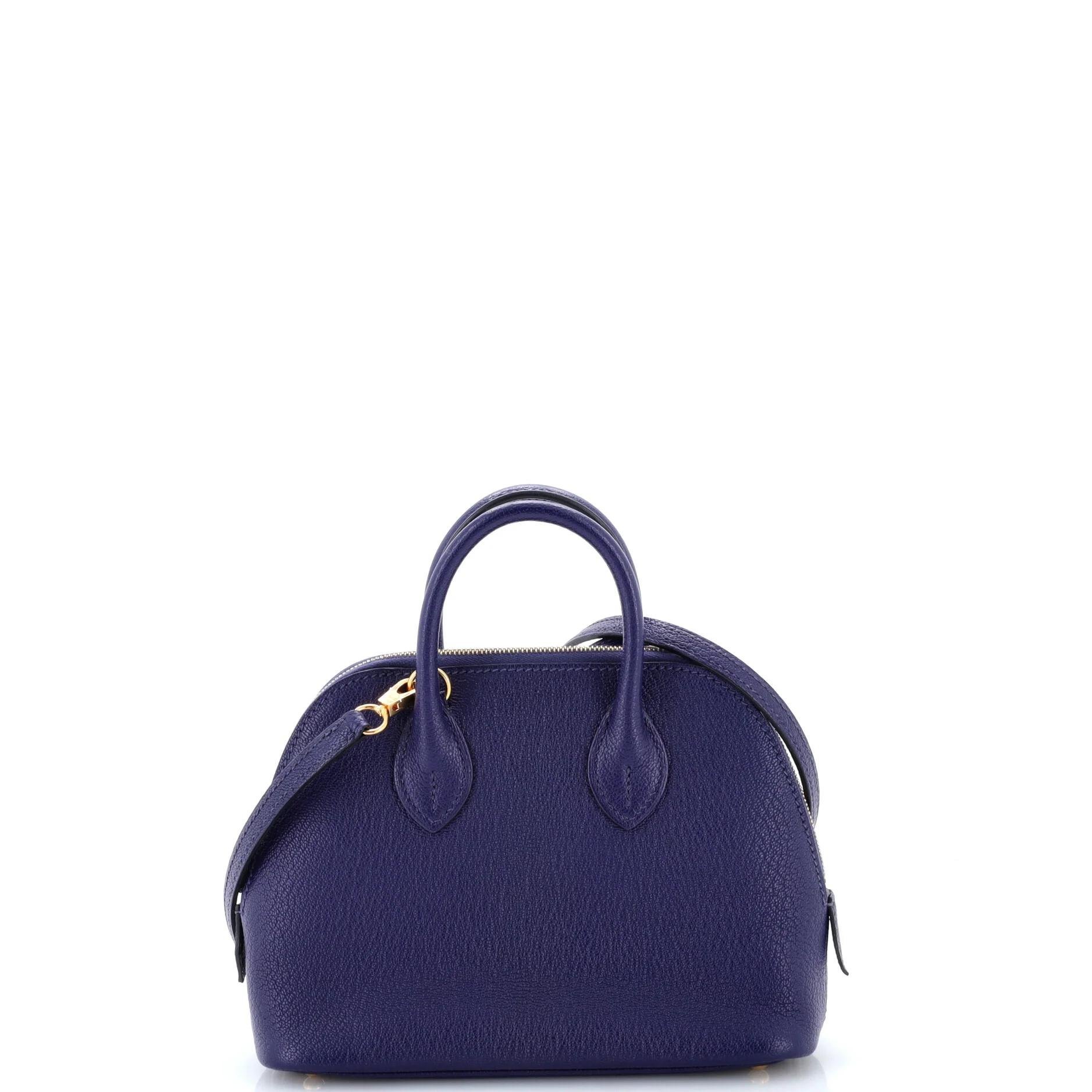 Hermes Bolide Handbag Chèvre Mysore Leather 1923