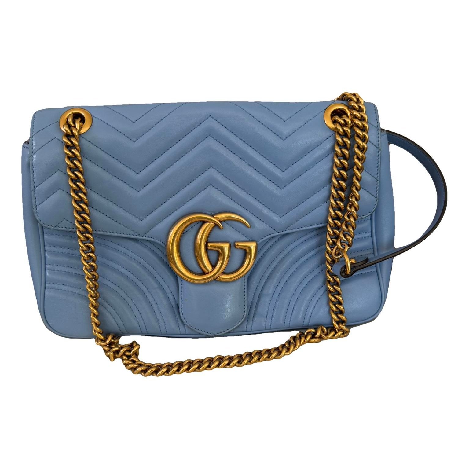 GG Marmont Flap leather crossbody bag