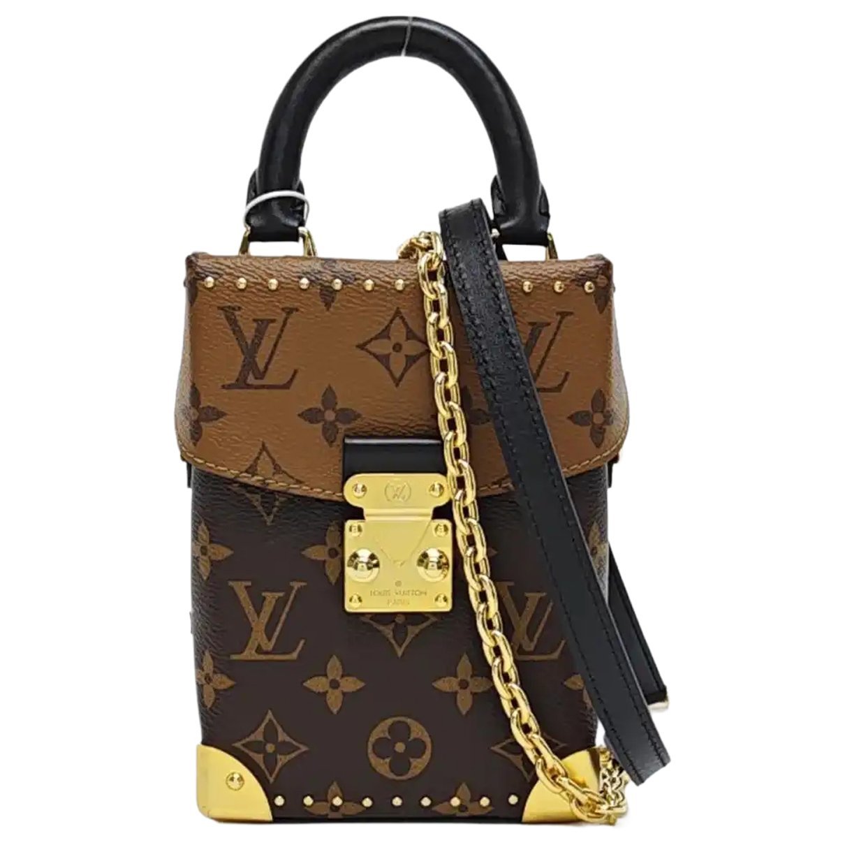 Camera Box leather handbag