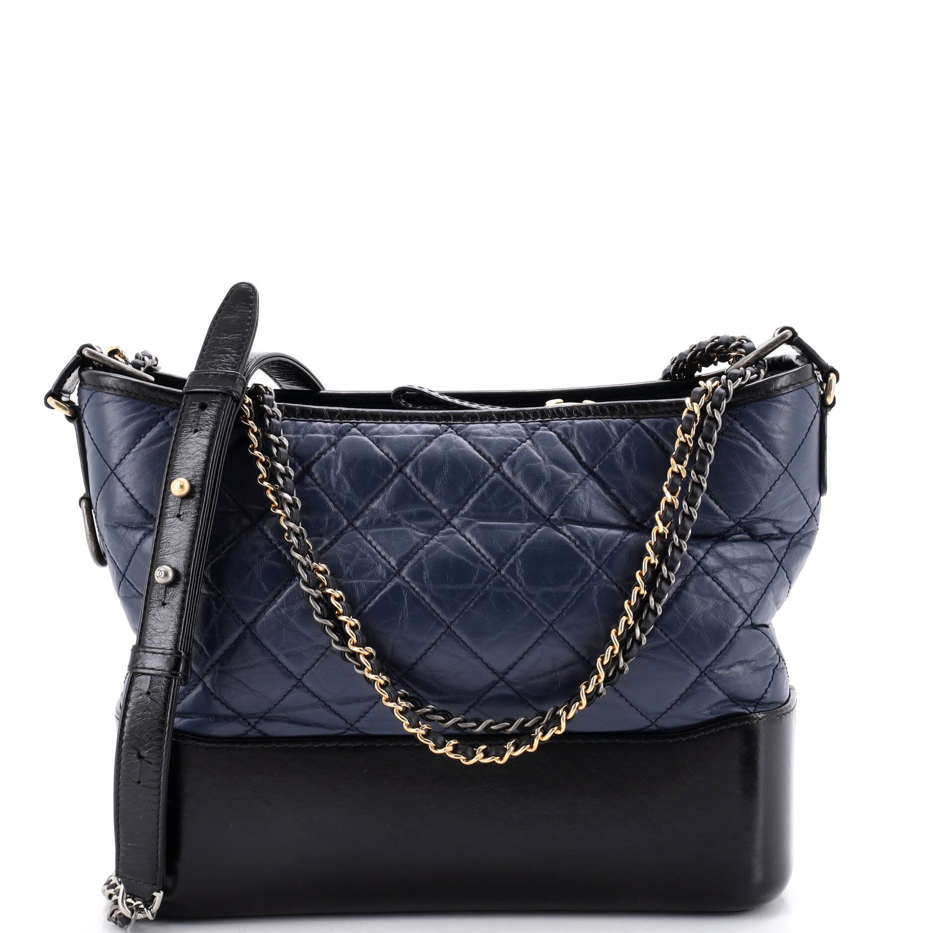 Gabrielle Hobo Quilted Aged Calfskin Medium