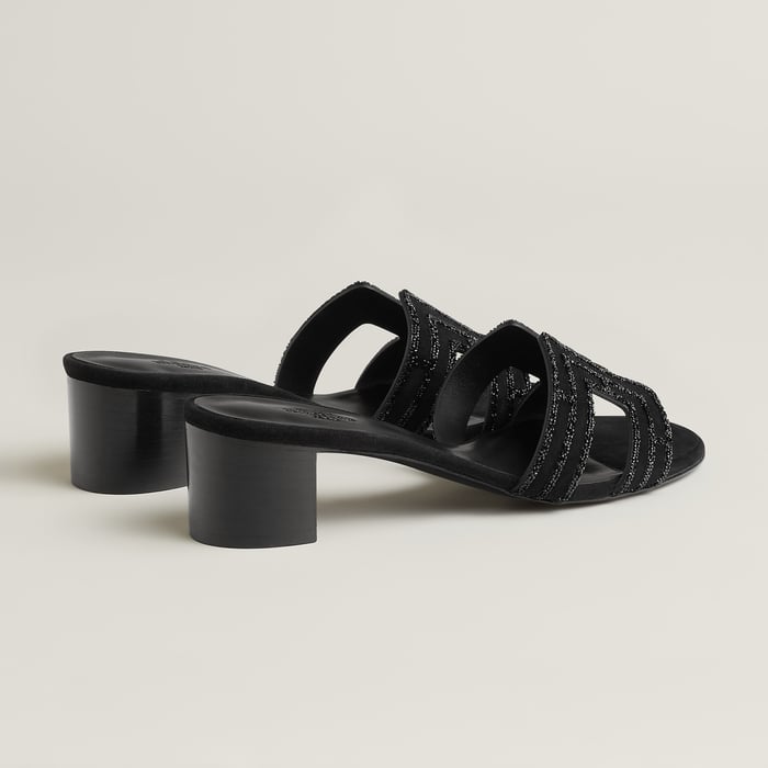 Noir Oasis Sandal