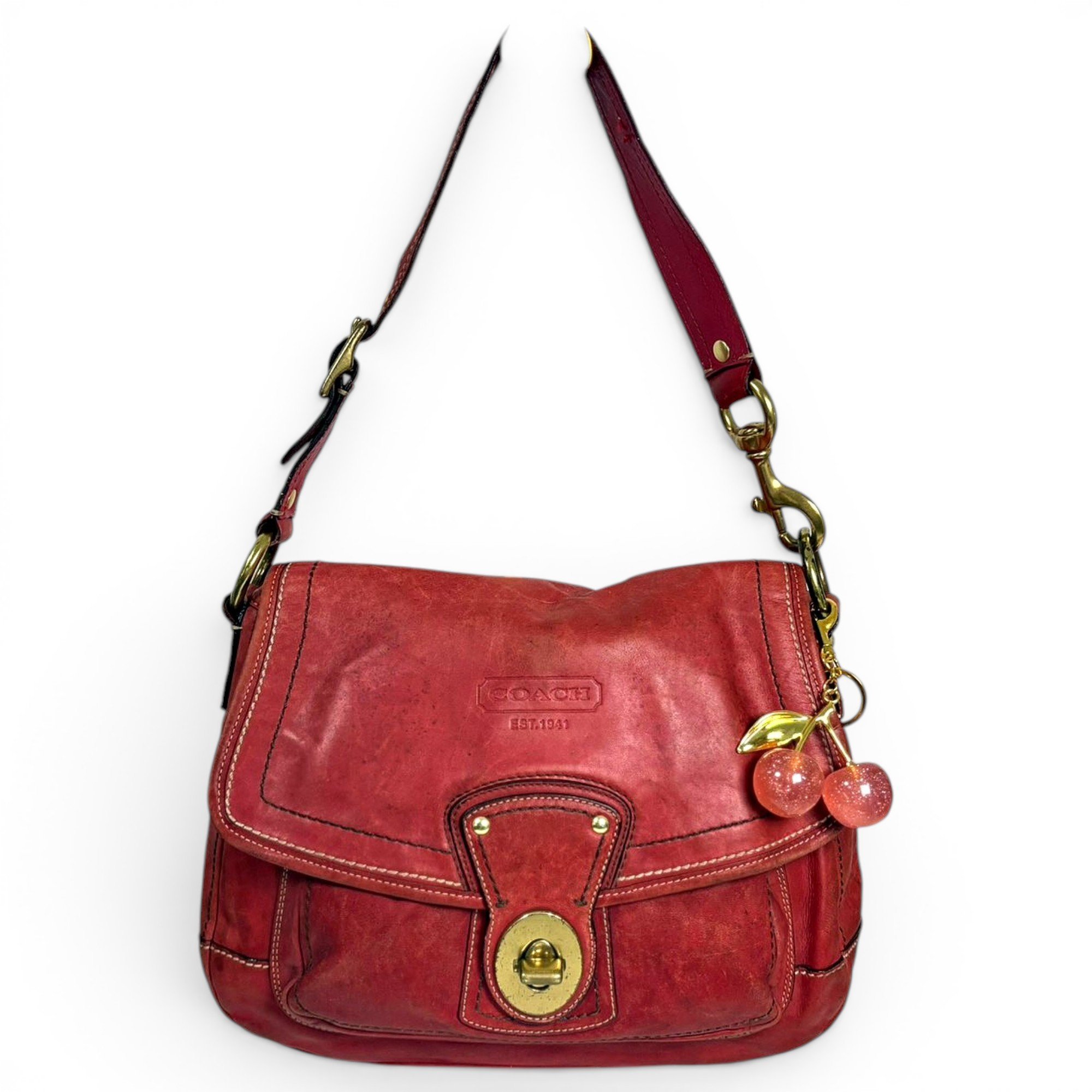 Leather handbag