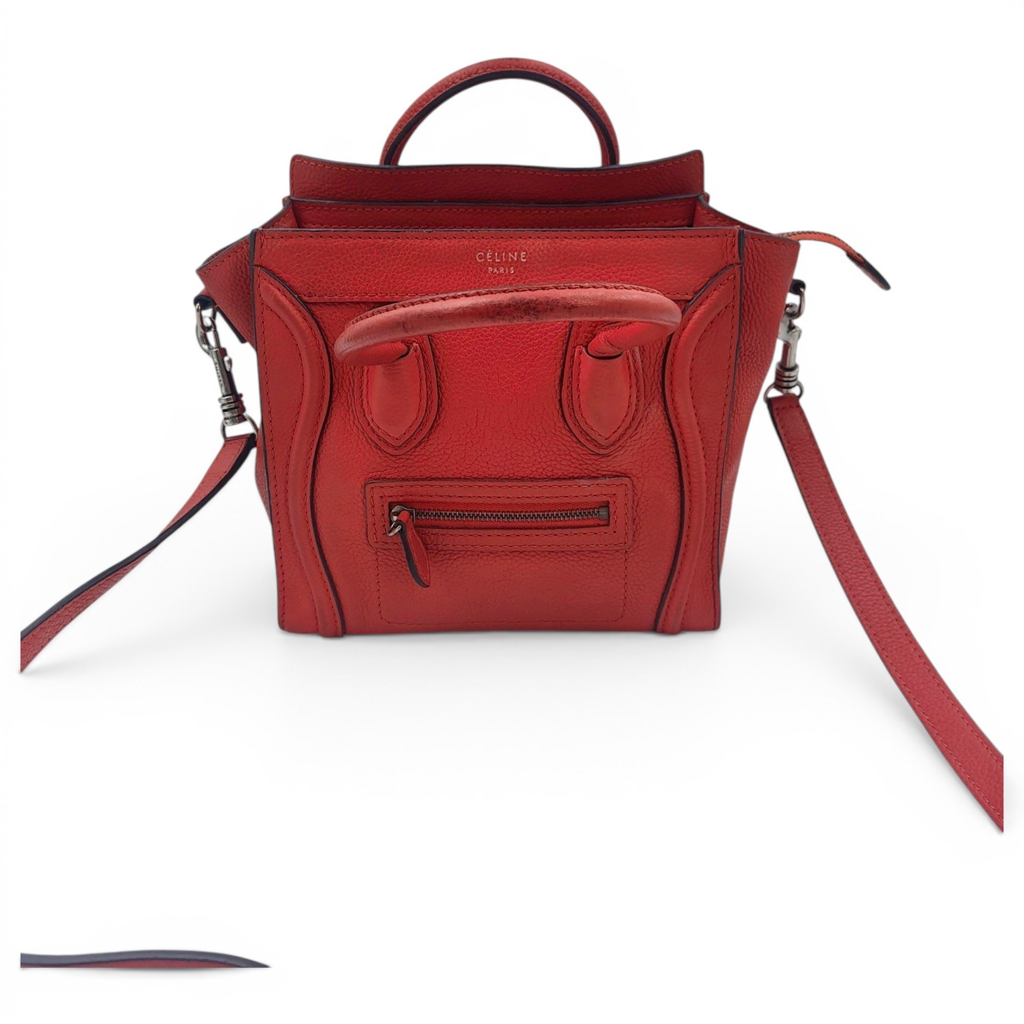 Nano Luggage leather handbag