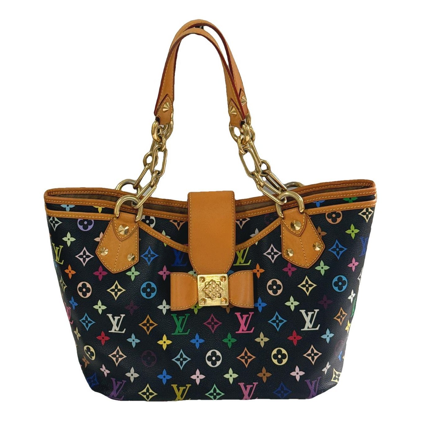 Patent leather handbag