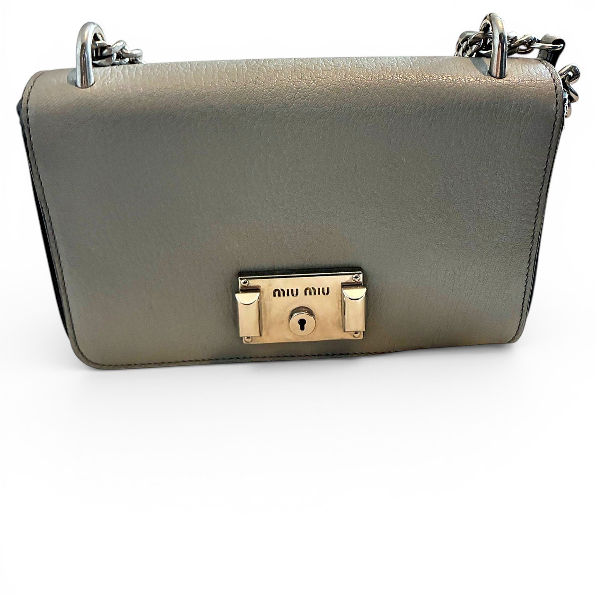 Miu Miu Miu Confidential leather handbag