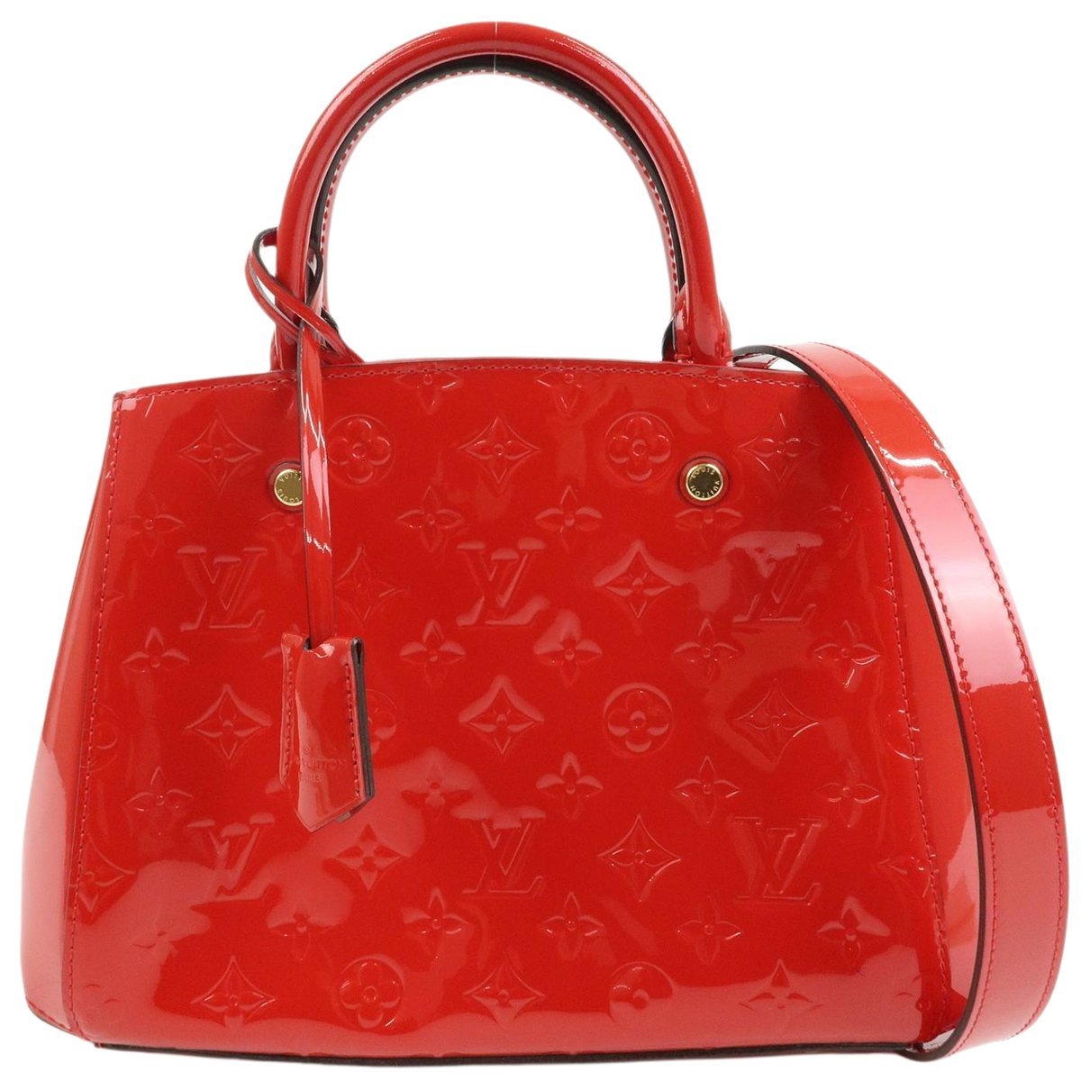 Montaigne patent leather handbag
