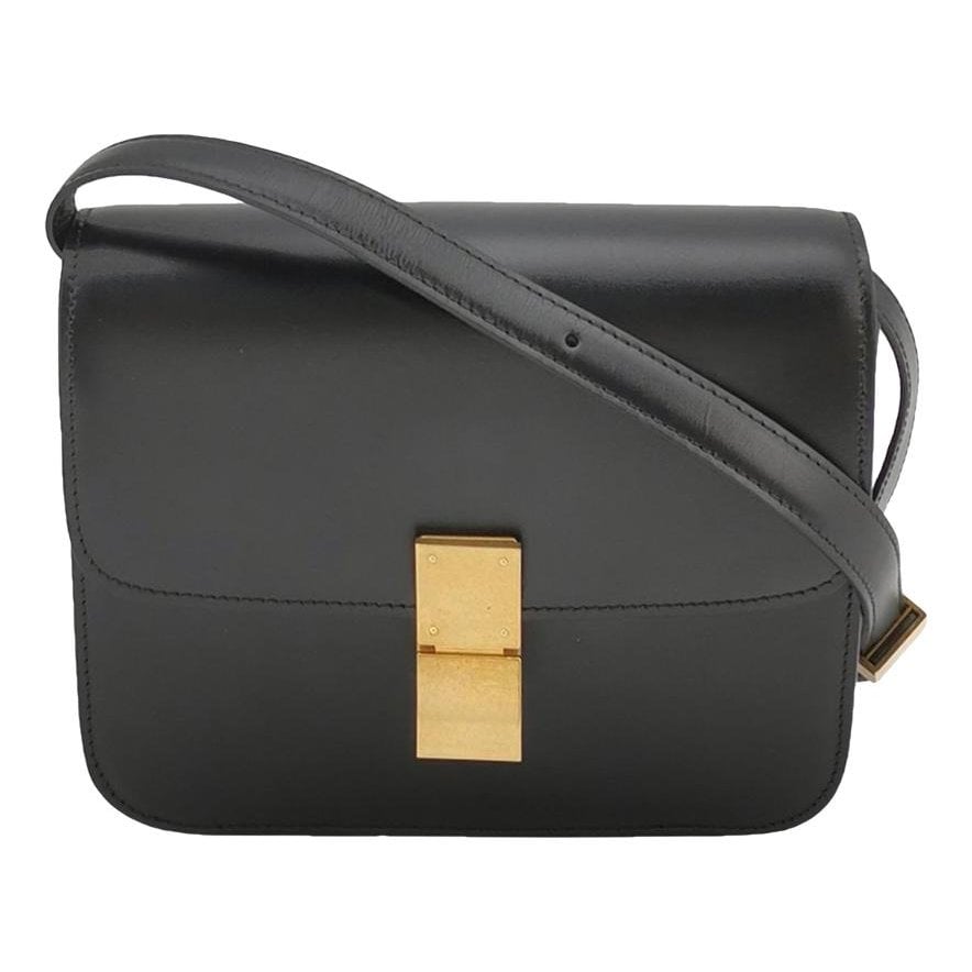 Classic leather crossbody bag