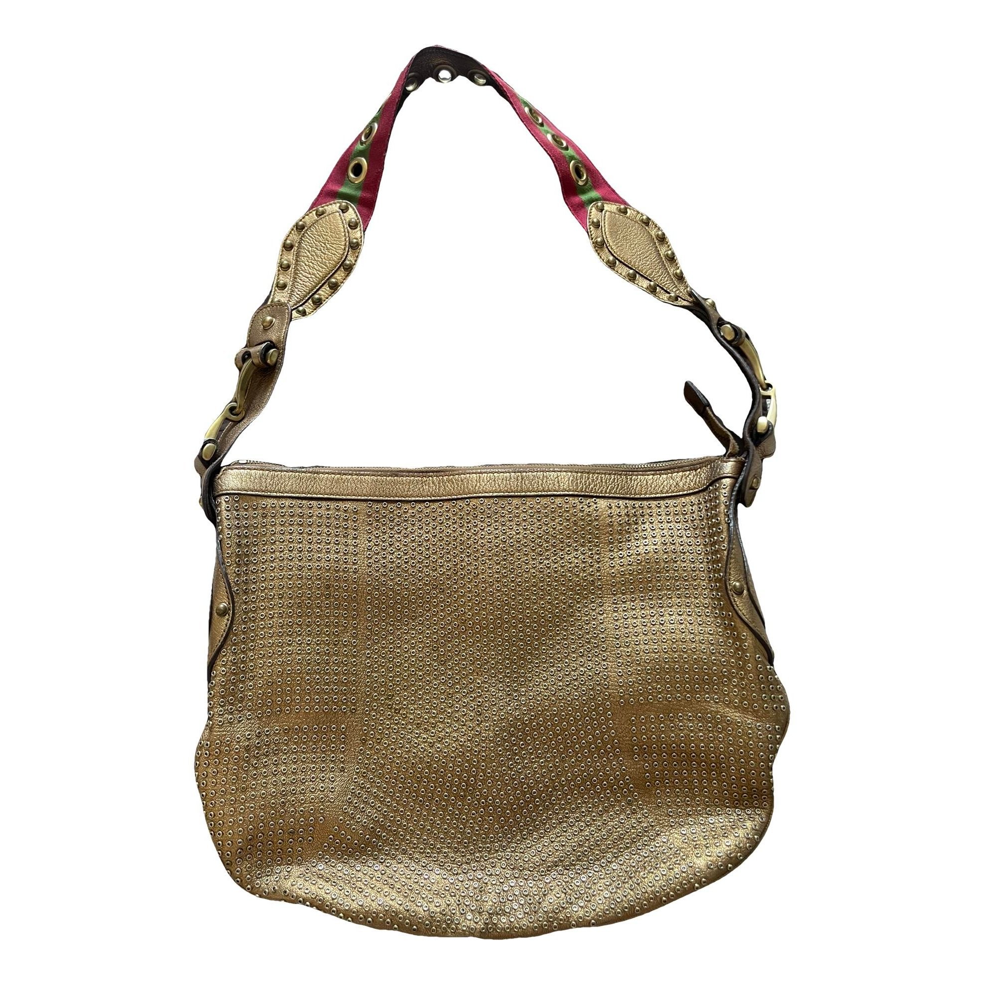Hobo leather handbag