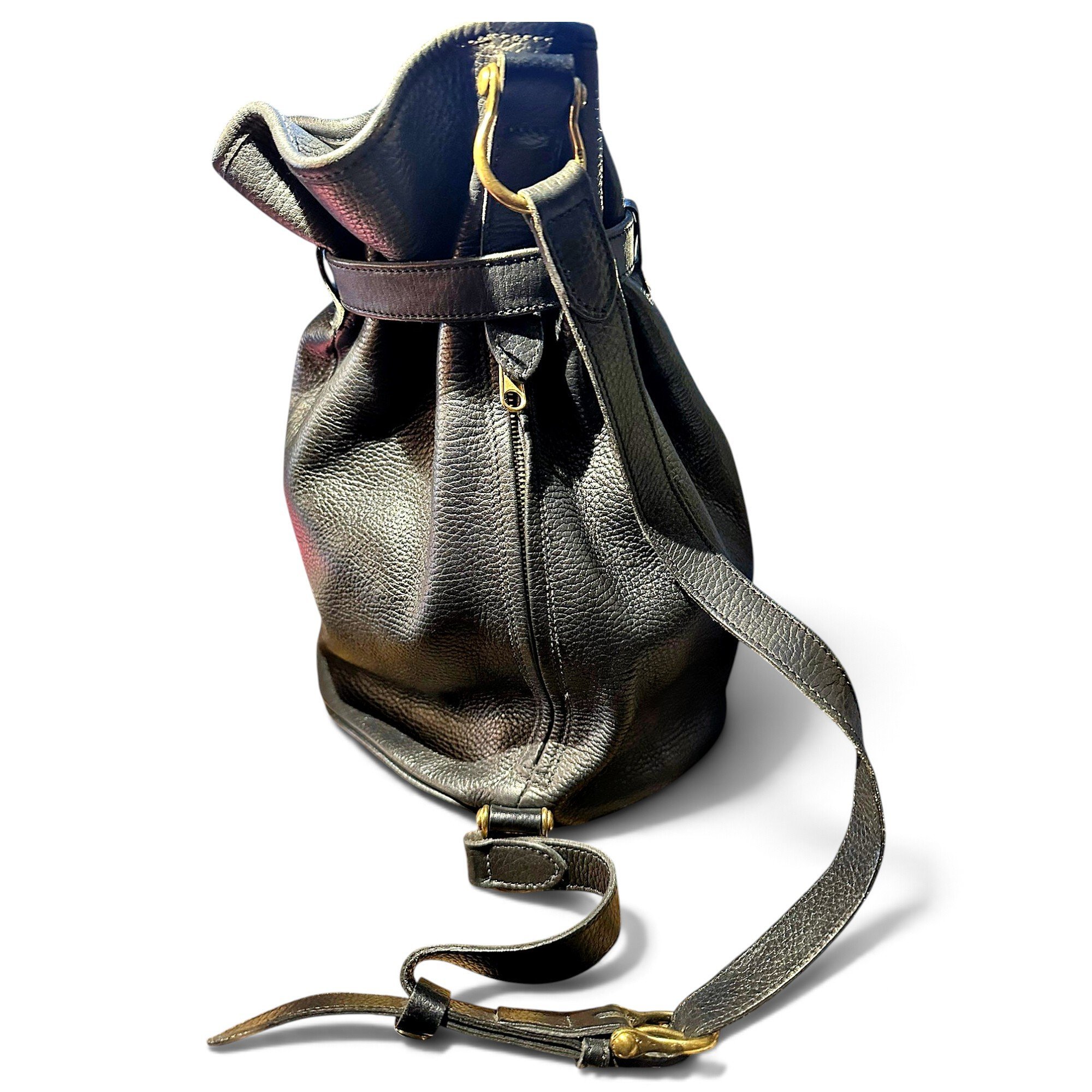 Leather backpack