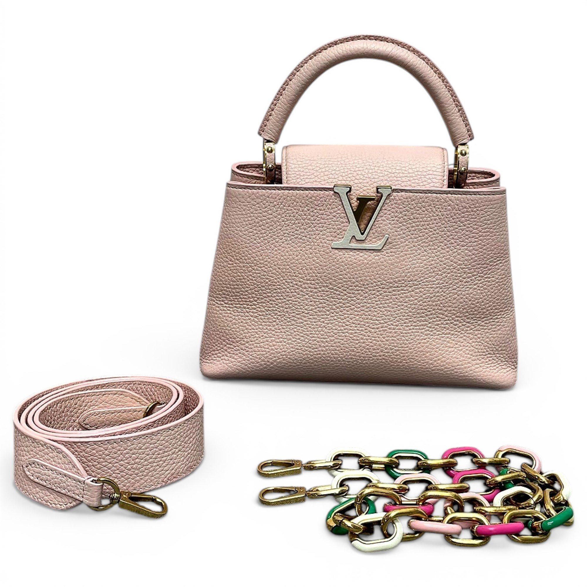 Capucines leather handbag