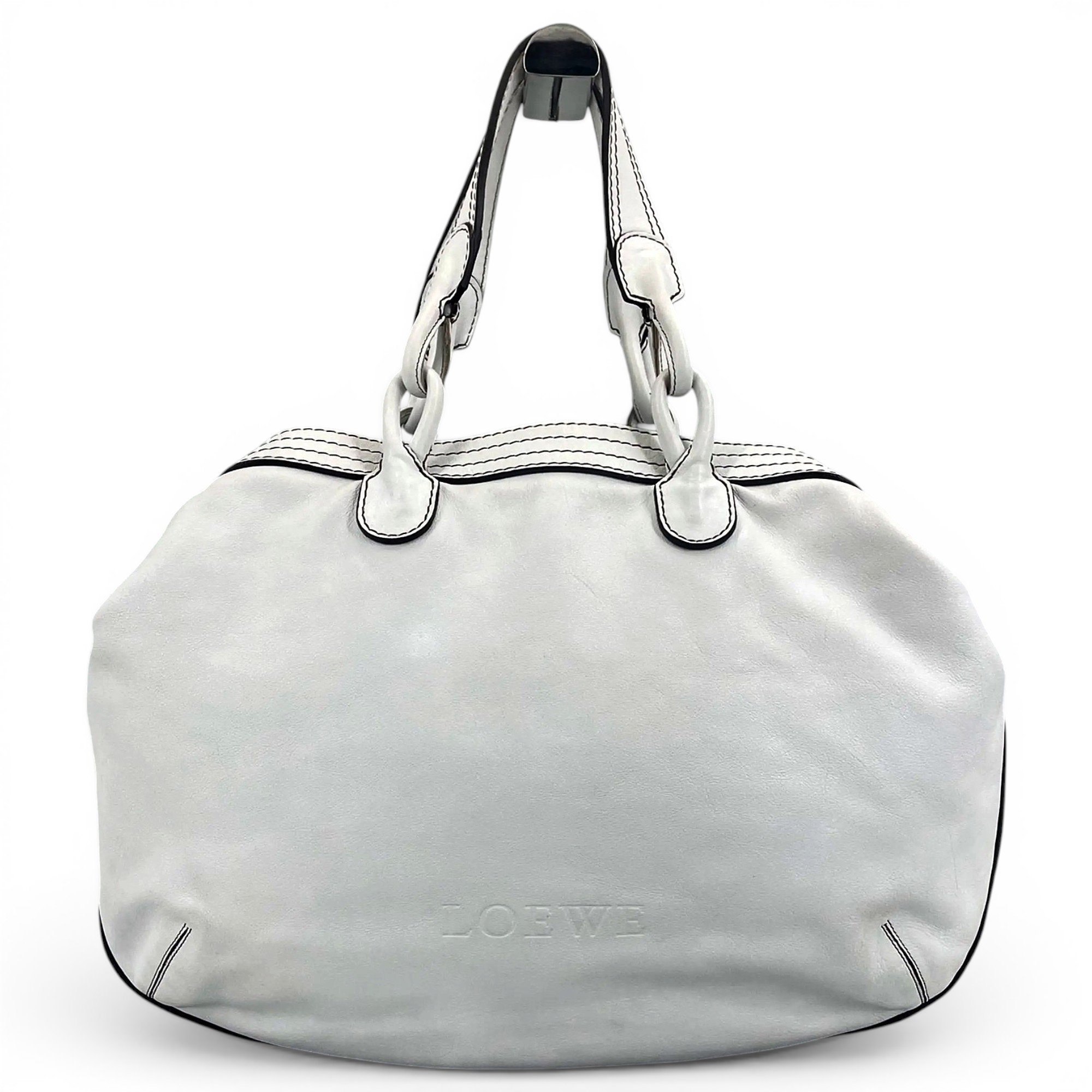 T Shopper leather handbag